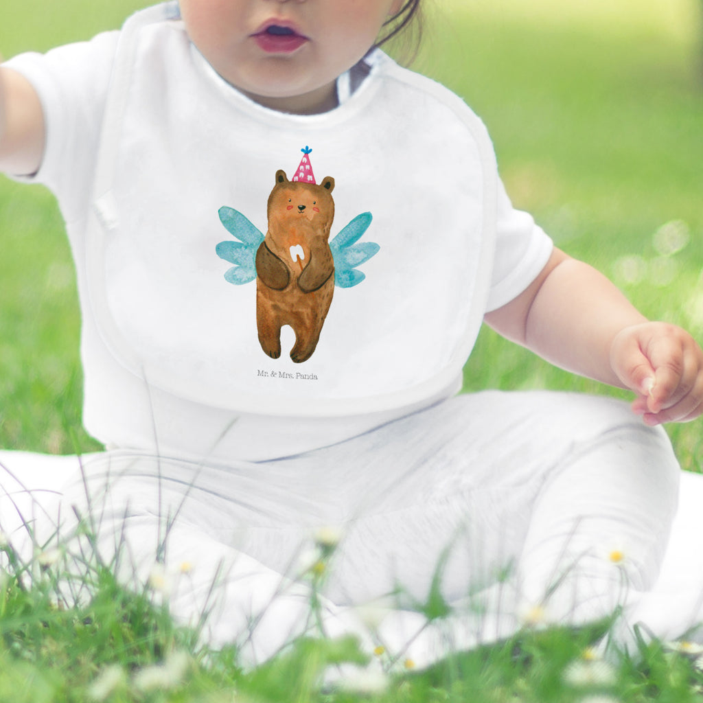Organic Babylätzchen Zahnfee Bär Baby, Lätzchen, Spucktuch, Sabberlätzchen, Klettlätzchen, Babygeschenk, Baby Lätzchen, Geschenk für Geburt, Geschenk zur Geburt, Baby Spucktuch, Babyausstattung, Geschenkidee für Babyparty, Bär, Teddy, Teddybär, Zahnfee, Fee, Milchzahn, Erster Zahn