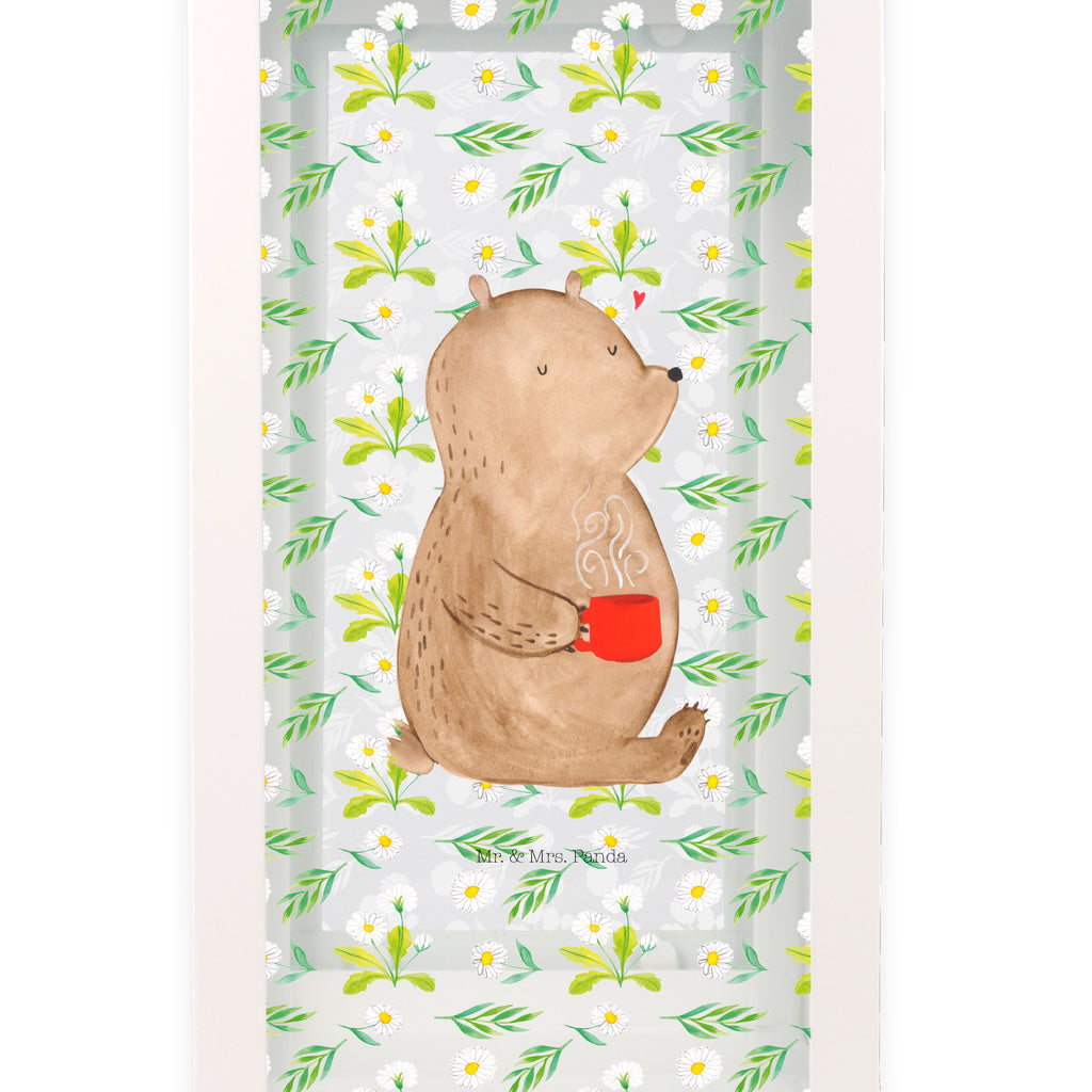 Deko Laterne Bär Kaffee Gartenlampe, Gartenleuchte, Gartendekoration, Gartenlicht, Laterne  kleine Laternen, XXL Laternen, Laterne groß, Bär, Teddy, Teddybär, Kaffee, Coffee, Bären, guten Morgen, Morgenroutine, Welt erobern, Welt retten, Motivation