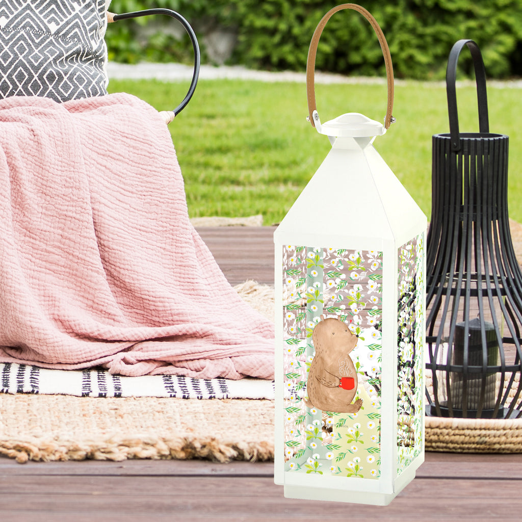 Deko Laterne Bär Kaffee Gartenlampe, Gartenleuchte, Gartendekoration, Gartenlicht, Laterne  kleine Laternen, XXL Laternen, Laterne groß, Bär, Teddy, Teddybär, Kaffee, Coffee, Bären, guten Morgen, Morgenroutine, Welt erobern, Welt retten, Motivation