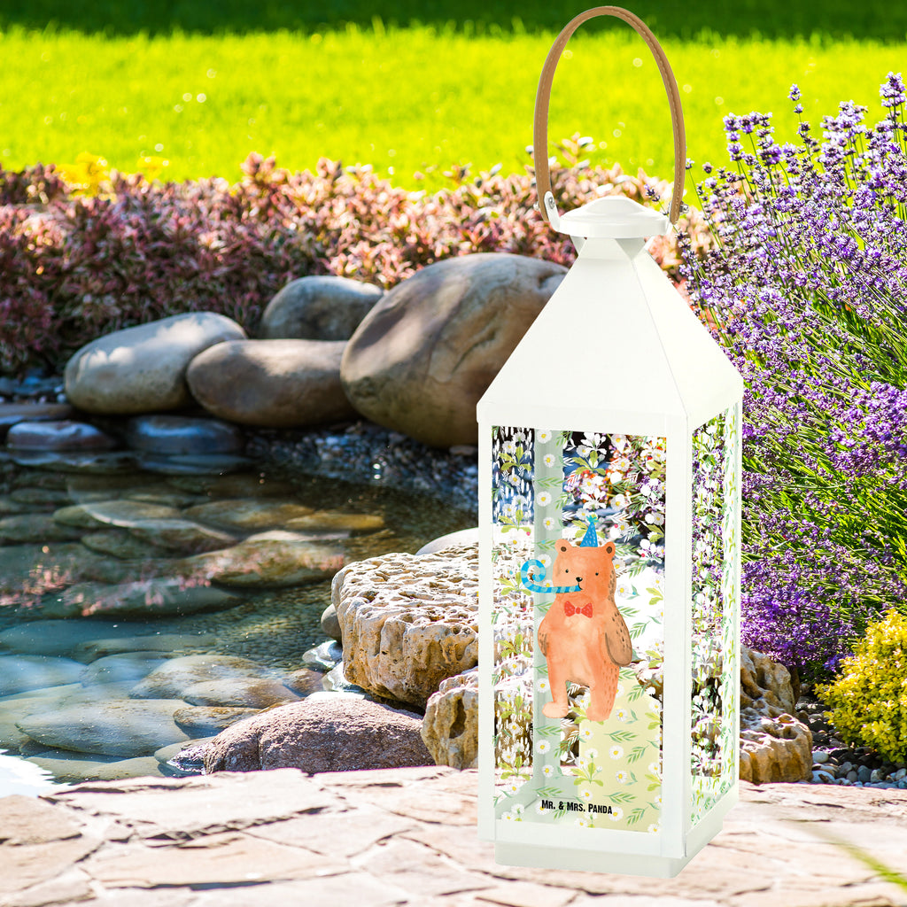 Deko Laterne Birthday Bär Gartenlampe, Gartenleuchte, Gartendekoration, Gartenlicht, Laterne  kleine Laternen, XXL Laternen, Laterne groß, Bär, Teddy, Teddybär, Happy Birthday, Alles Gute, Glückwunsch, Geburtstag