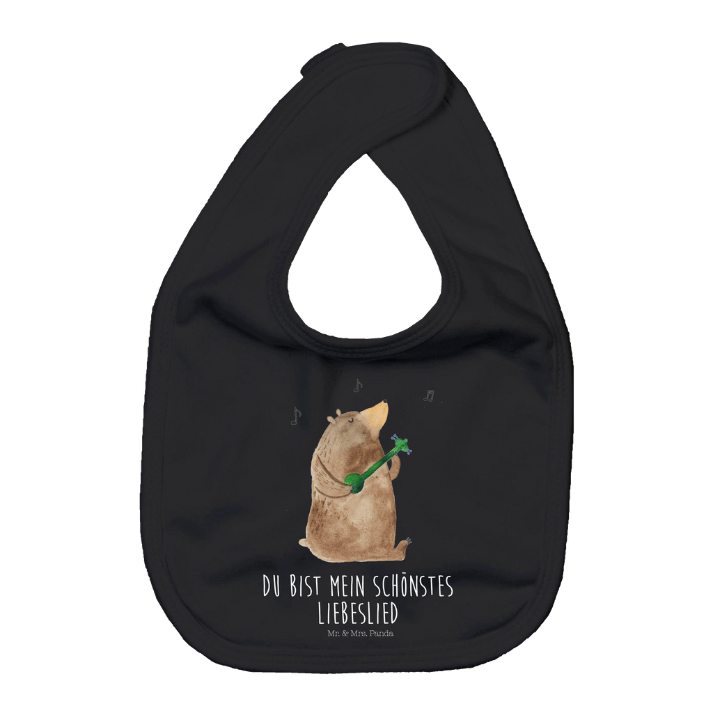 Organic Babylätzchen Bär Lied Baby, Lätzchen, Spucktuch, Sabberlätzchen, Klettlätzchen, Babygeschenk, Baby Lätzchen, Geschenk für Geburt, Geschenk zur Geburt, Baby Spucktuch, Babyausstattung, Geschenkidee für Babyparty, Bär, Teddy, Teddybär, Bärchen, Bear, Liebeslied, Lied, Song, Valentinstag, Valentine, Geschenk, Partner, Liebe, Freundin, Frau, Herz, Spruch
