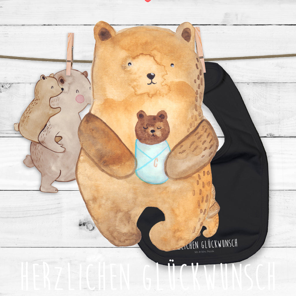 Organic Babylätzchen Bär mit Baby Baby, Lätzchen, Spucktuch, Sabberlätzchen, Klettlätzchen, Babygeschenk, Baby Lätzchen, Geschenk für Geburt, Geschenk zur Geburt, Baby Spucktuch, Babyausstattung, Geschenkidee für Babyparty, Bär, Teddy, Teddybär, Eltern, Mutter, Taufe, Geburt, Nichte, Neffe, Enkel, Enkelin, Täufling, Geburtstag, Glückwunsch