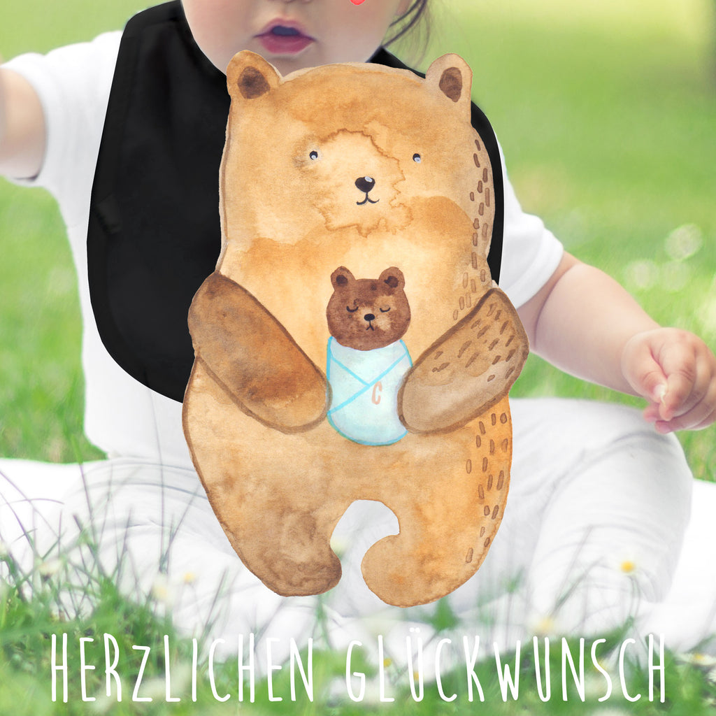 Organic Babylätzchen Bär mit Baby Baby, Lätzchen, Spucktuch, Sabberlätzchen, Klettlätzchen, Babygeschenk, Baby Lätzchen, Geschenk für Geburt, Geschenk zur Geburt, Baby Spucktuch, Babyausstattung, Geschenkidee für Babyparty, Bär, Teddy, Teddybär, Eltern, Mutter, Taufe, Geburt, Nichte, Neffe, Enkel, Enkelin, Täufling, Geburtstag, Glückwunsch