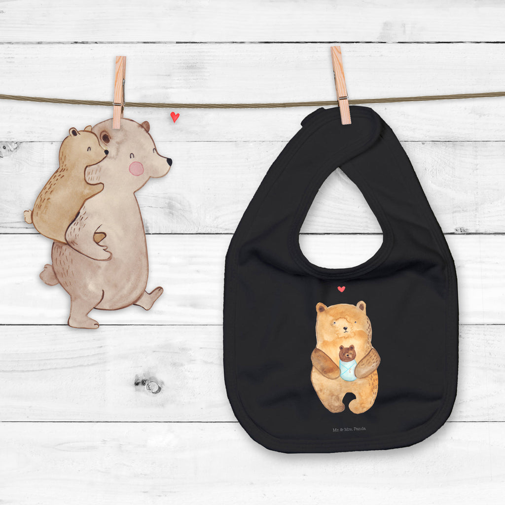 Organic Babylätzchen Bär mit Baby Baby, Lätzchen, Spucktuch, Sabberlätzchen, Klettlätzchen, Babygeschenk, Baby Lätzchen, Geschenk für Geburt, Geschenk zur Geburt, Baby Spucktuch, Babyausstattung, Geschenkidee für Babyparty, Bär, Teddy, Teddybär, Eltern, Mutter, Taufe, Geburt, Nichte, Neffe, Enkel, Enkelin, Täufling, Geburtstag, Glückwunsch