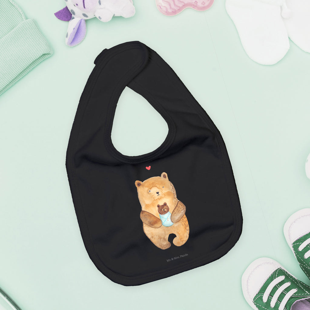 Organic Babylätzchen Bär mit Baby Baby, Lätzchen, Spucktuch, Sabberlätzchen, Klettlätzchen, Babygeschenk, Baby Lätzchen, Geschenk für Geburt, Geschenk zur Geburt, Baby Spucktuch, Babyausstattung, Geschenkidee für Babyparty, Bär, Teddy, Teddybär, Eltern, Mutter, Taufe, Geburt, Nichte, Neffe, Enkel, Enkelin, Täufling, Geburtstag, Glückwunsch
