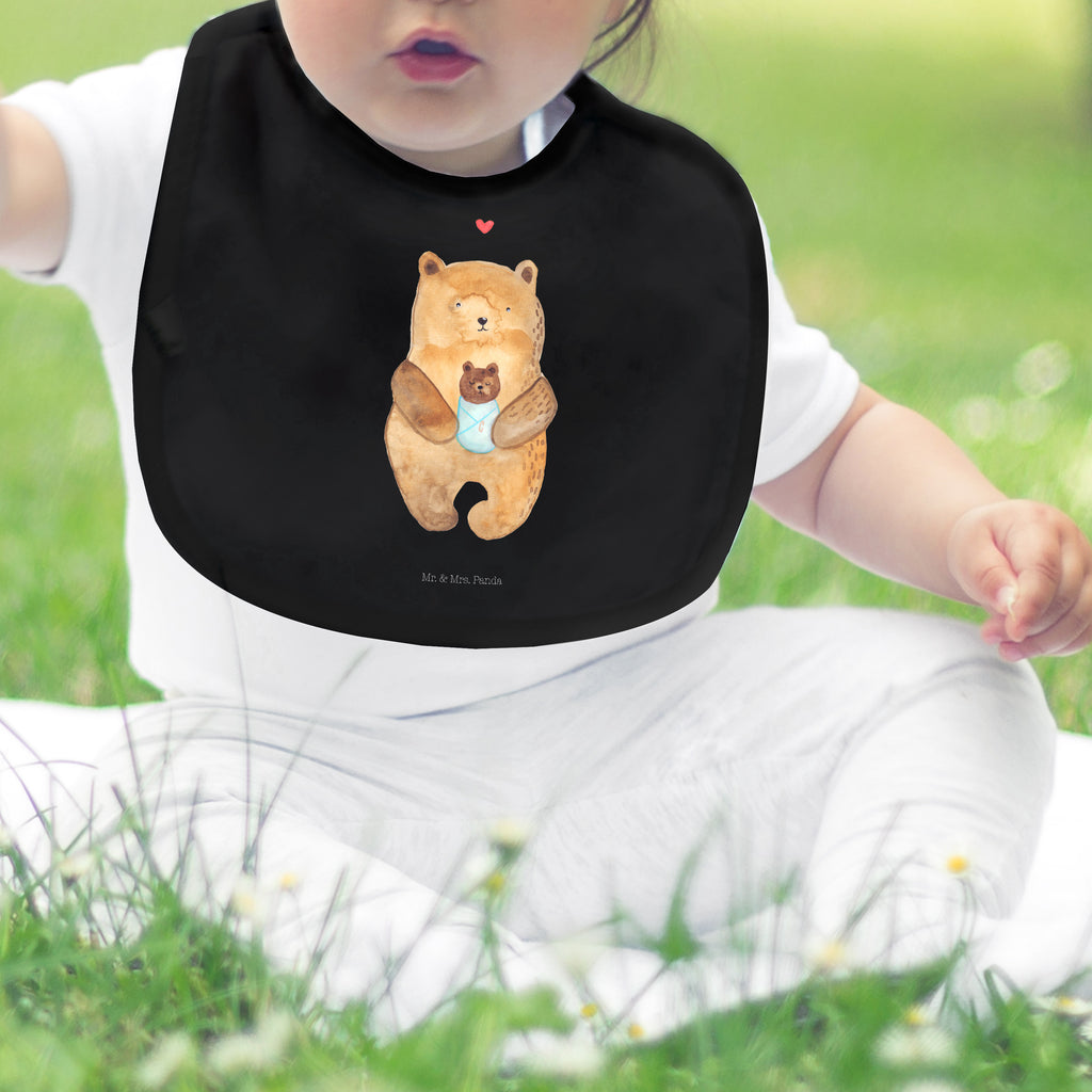 Organic Babylätzchen Bär mit Baby Baby, Lätzchen, Spucktuch, Sabberlätzchen, Klettlätzchen, Babygeschenk, Baby Lätzchen, Geschenk für Geburt, Geschenk zur Geburt, Baby Spucktuch, Babyausstattung, Geschenkidee für Babyparty, Bär, Teddy, Teddybär, Eltern, Mutter, Taufe, Geburt, Nichte, Neffe, Enkel, Enkelin, Täufling, Geburtstag, Glückwunsch