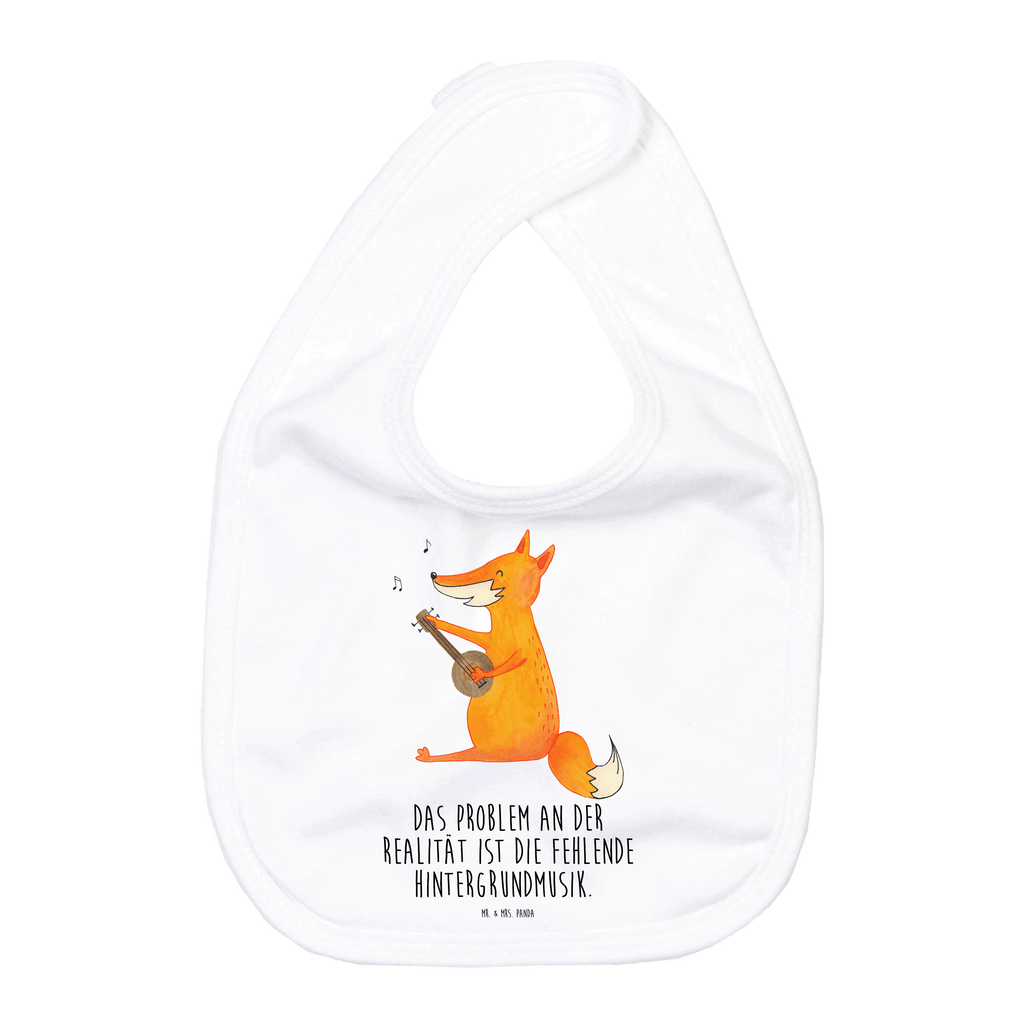 Organic Babylätzchen Fuchs Gitarre Baby, Lätzchen, Spucktuch, Sabberlätzchen, Klettlätzchen, Babygeschenk, Baby Lätzchen, Geschenk für Geburt, Geschenk zur Geburt, Baby Spucktuch, Babyausstattung, Geschenkidee für Babyparty, Fuchs, Füchse, Geschenk Musiker, Musik Spruch, Musikerin, Sänger, Sängerin, Gitarre