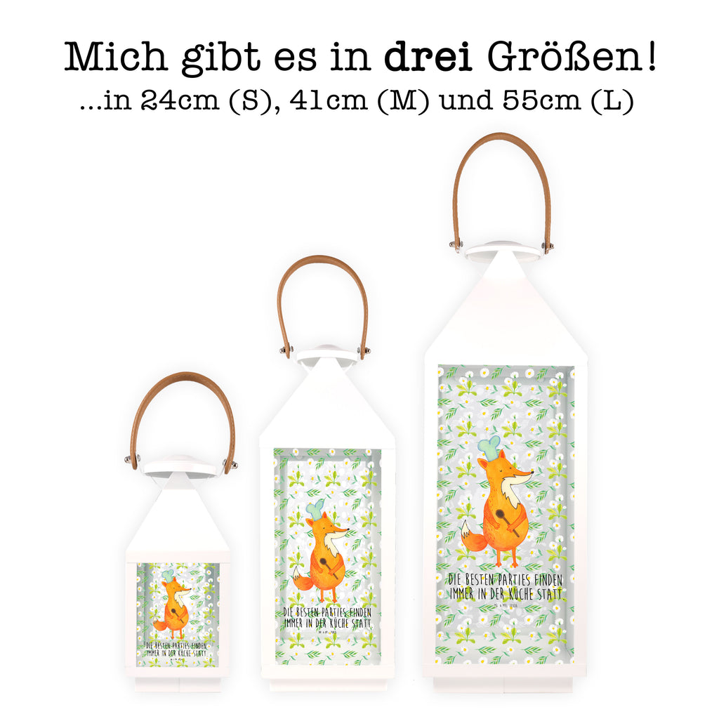 Deko Laterne Fuchs Koch Gartenlampe, Gartenleuchte, Gartendekoration, Gartenlicht, Laterne  kleine Laternen, XXL Laternen, Laterne groß, Fuchs, Füchse, Koch Geschenk, Küche Spruch, Küche Deko, Köche, Bäcker, Party Spruch, Spruch lustig, witzig