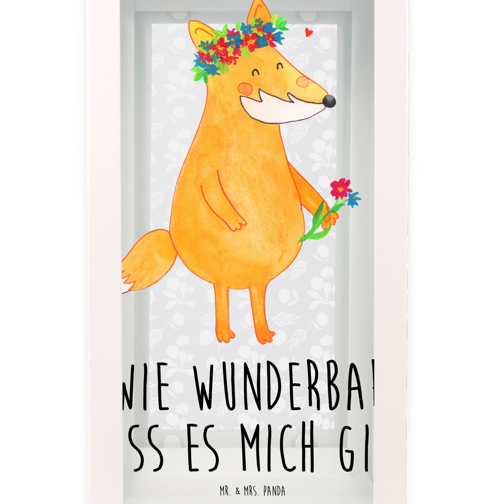 Deko Laterne Fuchs Blumenliebe Gartenlampe, Gartenleuchte, Gartendekoration, Gartenlicht, Laterne  kleine Laternen, XXL Laternen, Laterne groß, Fuchs, Füchse, Fox, Liebe, Freundin, Fuchsmädchen, Blumenmädchen, Freundinnen, Liebesbeweis, Blume, Blumen, Motivation, Freude, ich, mich, Selbstliebe