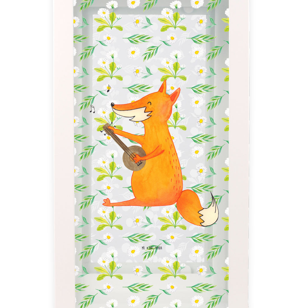 Deko Laterne Fuchs Gitarre Gartenlampe, Gartenleuchte, Gartendekoration, Gartenlicht, Laterne  kleine Laternen, XXL Laternen, Laterne groß, Fuchs, Füchse, Geschenk Musiker, Musik Spruch, Musikerin, Sänger, Sängerin, Gitarre