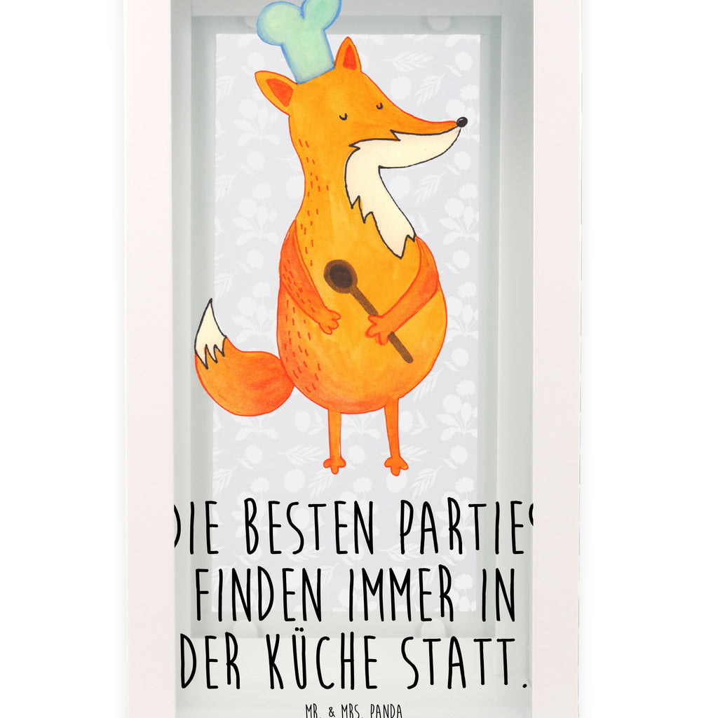 Deko Laterne Fuchs Koch Gartenlampe, Gartenleuchte, Gartendekoration, Gartenlicht, Laterne  kleine Laternen, XXL Laternen, Laterne groß, Fuchs, Füchse, Koch Geschenk, Küche Spruch, Küche Deko, Köche, Bäcker, Party Spruch, Spruch lustig, witzig