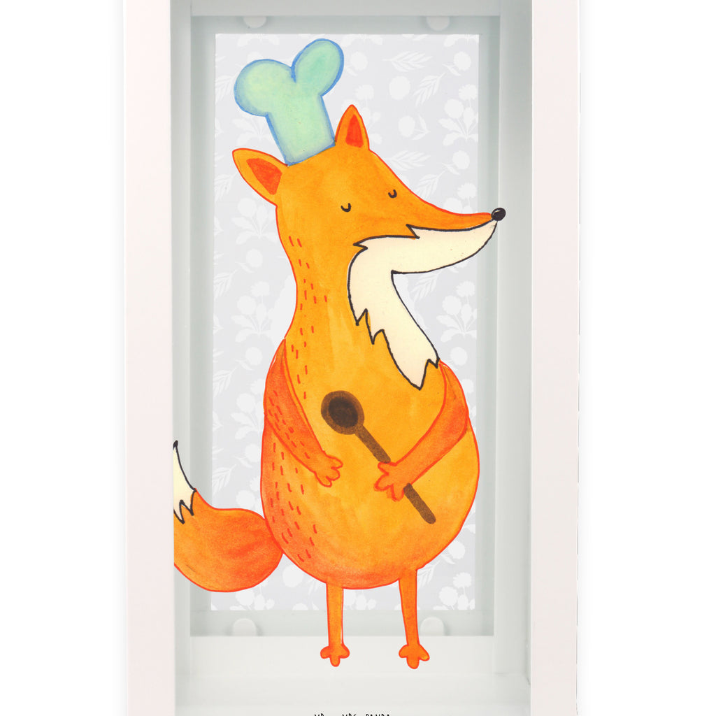 Deko Laterne Fuchs Koch Gartenlampe, Gartenleuchte, Gartendekoration, Gartenlicht, Laterne  kleine Laternen, XXL Laternen, Laterne groß, Fuchs, Füchse, Koch Geschenk, Küche Spruch, Küche Deko, Köche, Bäcker, Party Spruch, Spruch lustig, witzig