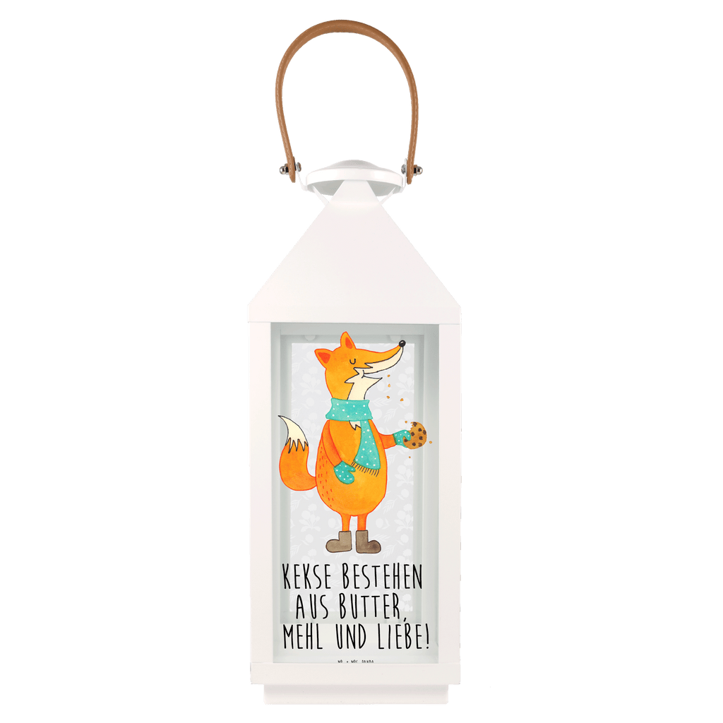Deko Laterne Fuchs Keks Gartenlampe, Gartenleuchte, Gartendekoration, Gartenlicht, Laterne  kleine Laternen, XXL Laternen, Laterne groß, Fuchs, Füchse, Backen Spruch, Kekse, Winter, Weihnachtszeit, Plätzchen, Liebe, Küche Deko