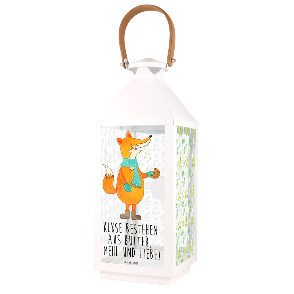 Deko Laterne Fuchs Keks Gartenlampe, Gartenleuchte, Gartendekoration, Gartenlicht, Laterne  kleine Laternen, XXL Laternen, Laterne groß, Fuchs, Füchse, Backen Spruch, Kekse, Winter, Weihnachtszeit, Plätzchen, Liebe, Küche Deko