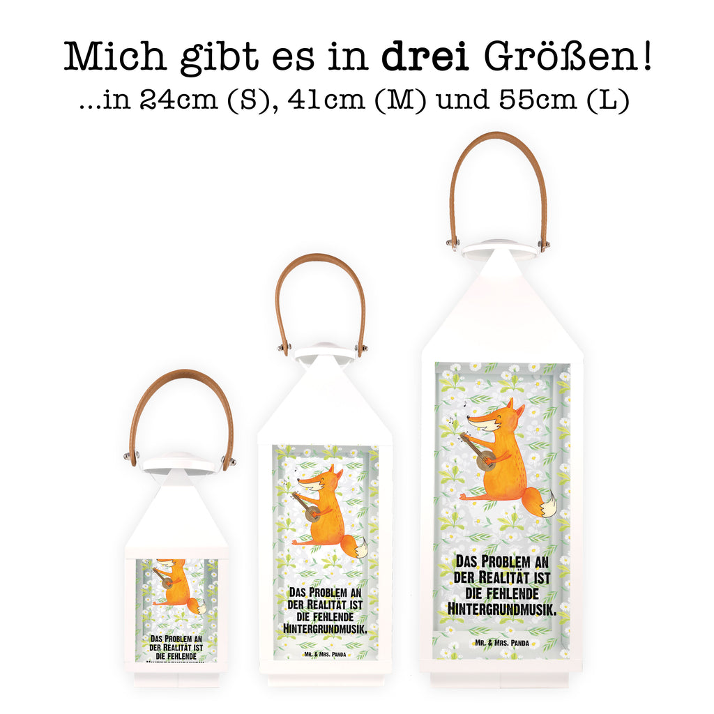 Deko Laterne Fuchs Gitarre Gartenlampe, Gartenleuchte, Gartendekoration, Gartenlicht, Laterne  kleine Laternen, XXL Laternen, Laterne groß, Fuchs, Füchse, Geschenk Musiker, Musik Spruch, Musikerin, Sänger, Sängerin, Gitarre