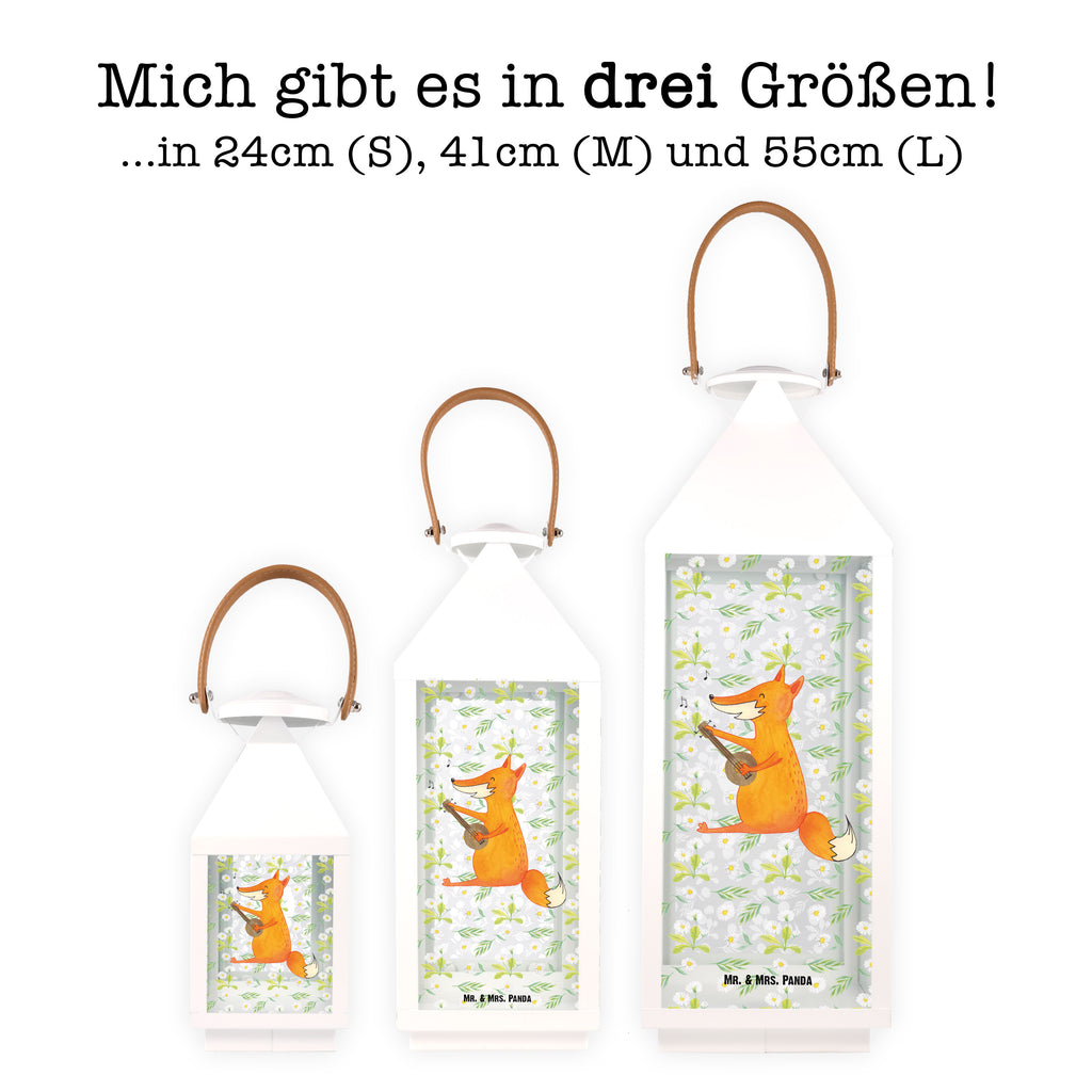 Deko Laterne Fuchs Gitarre Gartenlampe, Gartenleuchte, Gartendekoration, Gartenlicht, Laterne  kleine Laternen, XXL Laternen, Laterne groß, Fuchs, Füchse, Geschenk Musiker, Musik Spruch, Musikerin, Sänger, Sängerin, Gitarre