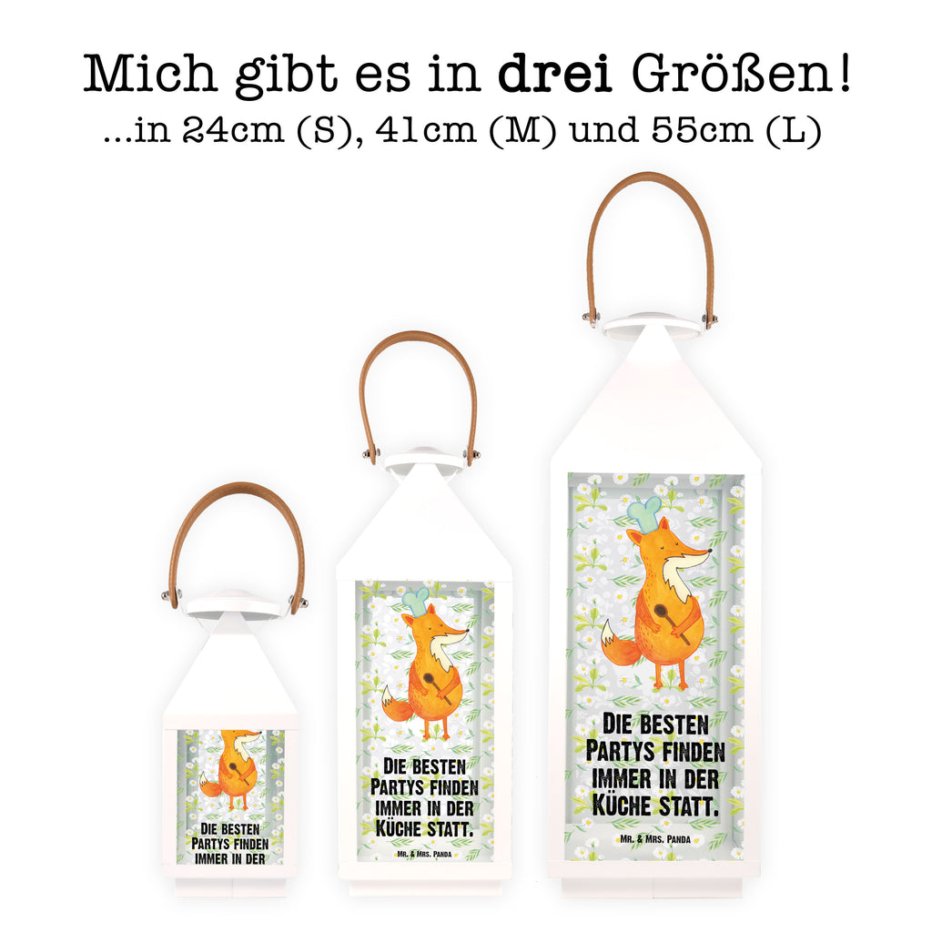 Deko Laterne Fuchs Koch Gartenlampe, Gartenleuchte, Gartendekoration, Gartenlicht, Laterne  kleine Laternen, XXL Laternen, Laterne groß, Fuchs, Füchse, Koch Geschenk, Küche Spruch, Küche Deko, Köche, Bäcker, Party Spruch, Spruch lustig, witzig
