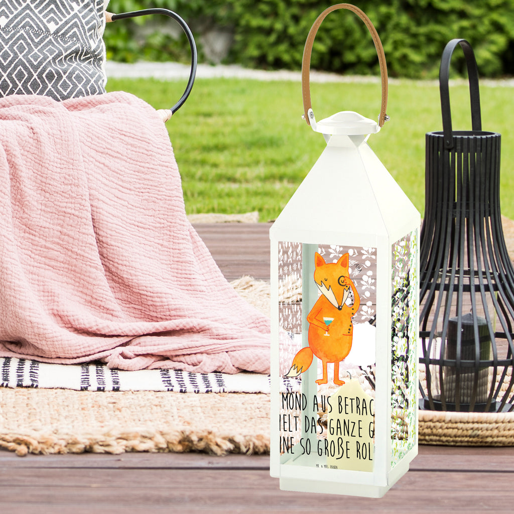 Deko Laterne Fuchs Lord Gartenlampe, Gartenleuchte, Gartendekoration, Gartenlicht, Laterne  kleine Laternen, XXL Laternen, Laterne groß, Fuchs, Füchse, tröstende Worte, Spruch lustig, Liebeskummer Geschenk, Motivation Spruch, Problemlösung