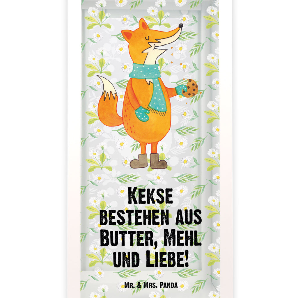 Deko Laterne Fuchs Keks Gartenlampe, Gartenleuchte, Gartendekoration, Gartenlicht, Laterne  kleine Laternen, XXL Laternen, Laterne groß, Fuchs, Füchse, Backen Spruch, Kekse, Winter, Weihnachtszeit, Plätzchen, Liebe, Küche Deko