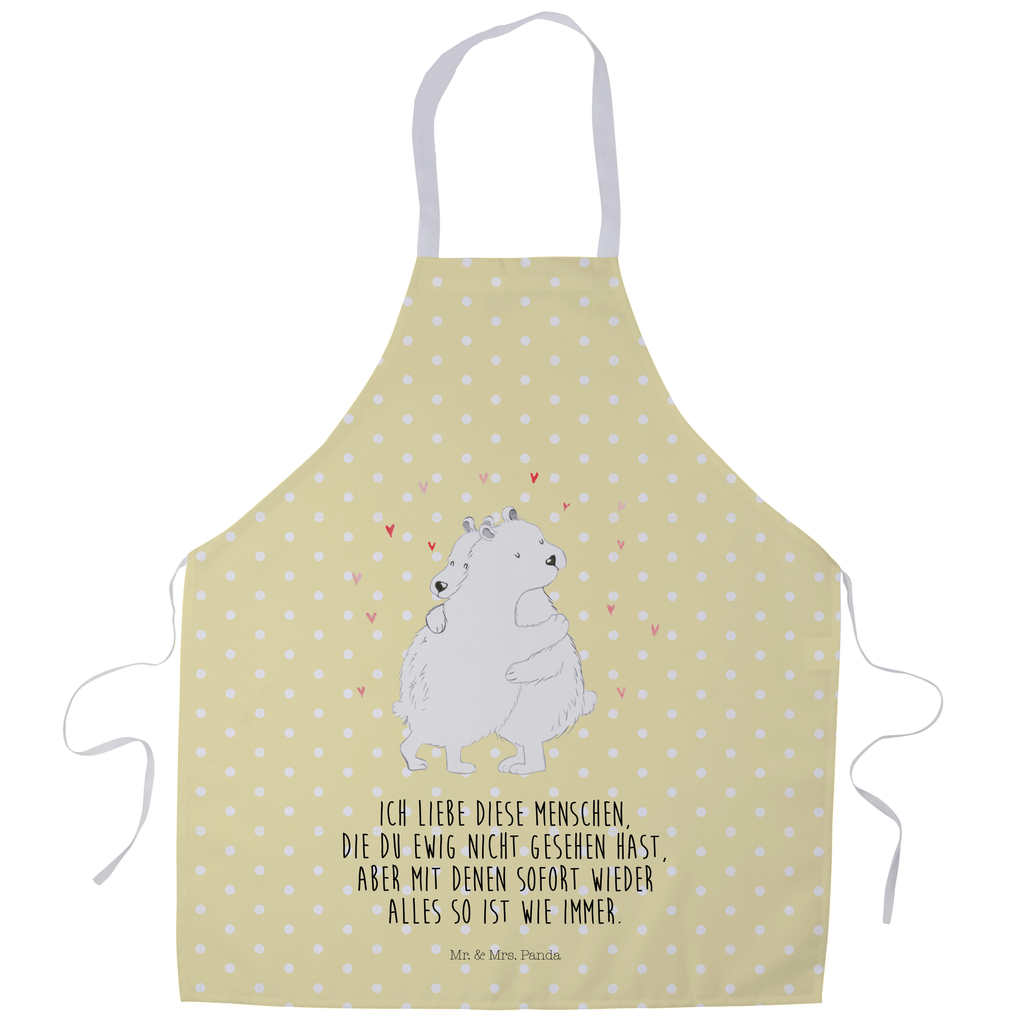 Kochschürze Eisbär Umarmen Schürze, Backschürze, Küchenschürze, Grillschürze, Latzschürze, Tiermotive, Gute Laune, lustige Sprüche, Tiere