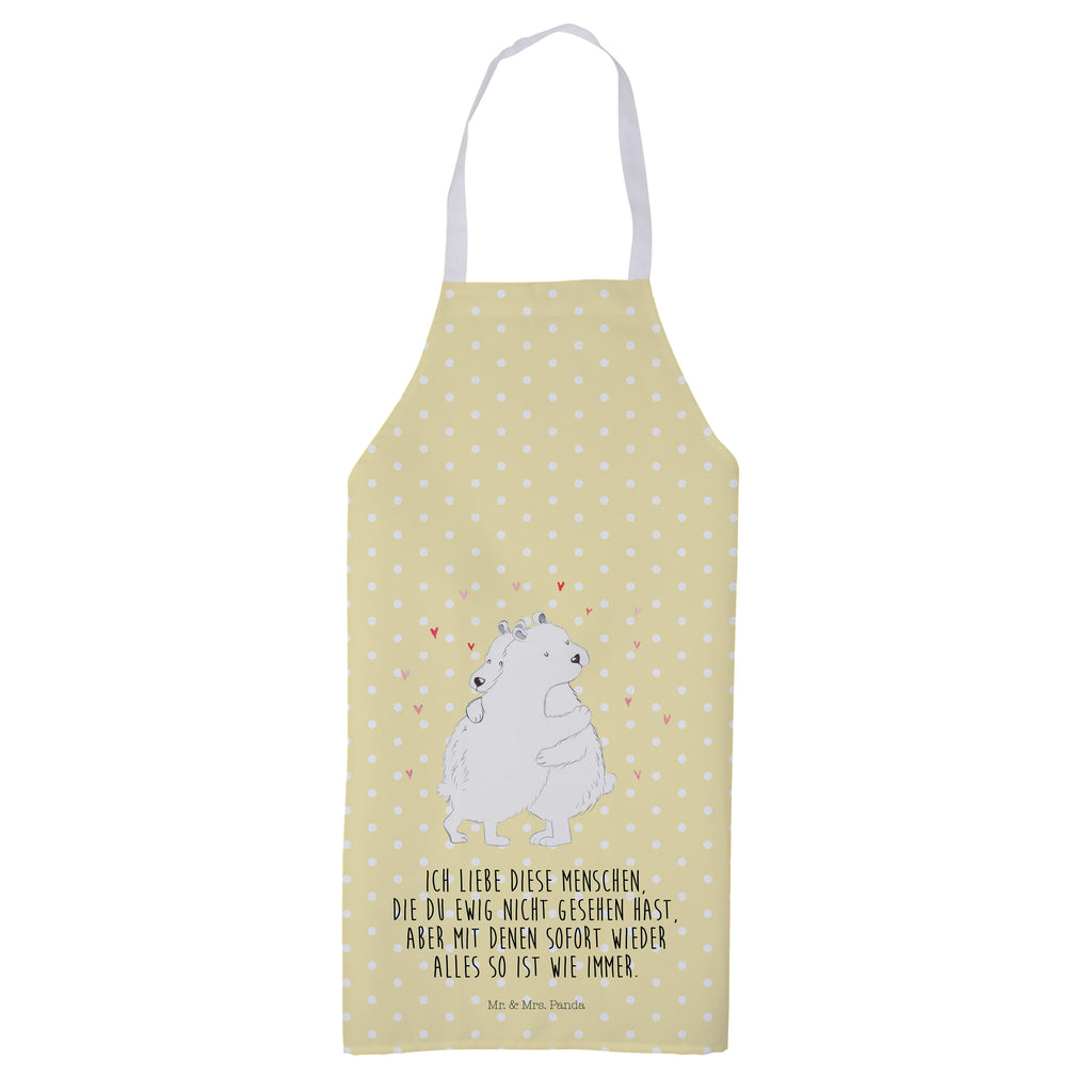 Kochschürze Eisbär Umarmen Schürze, Backschürze, Küchenschürze, Grillschürze, Latzschürze, Tiermotive, Gute Laune, lustige Sprüche, Tiere