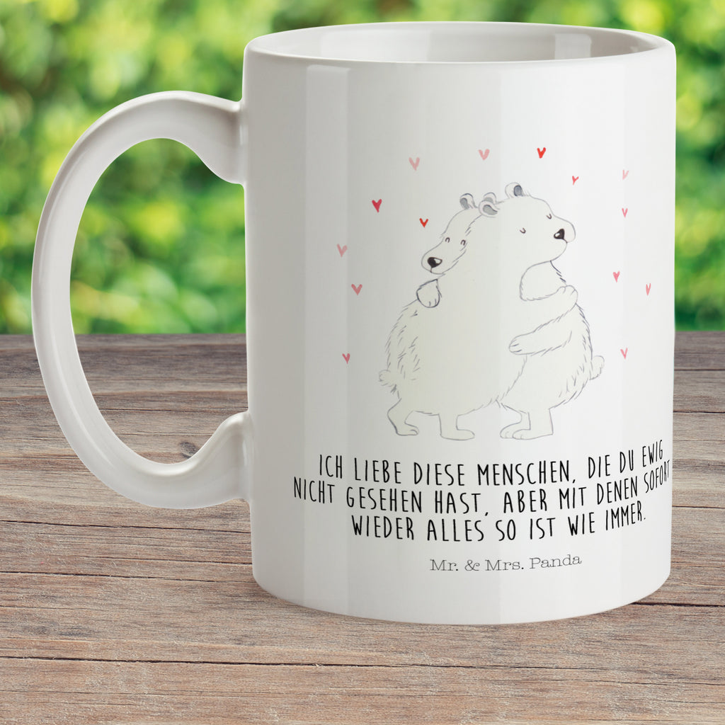 Kindertasse Eisbär Umarmen Kunststoff Tasse, Kindergarten, Tasse, Trinkbecher, Camping Becher, Kaffeetasse, Kunststoffbecher, Kindergartenbecher, Outdoorgeschirr, Kunststoffgeschirr, Reisebecher, Reisetasse, Kinderbecher, Tiermotive, Gute Laune, lustige Sprüche, Tiere