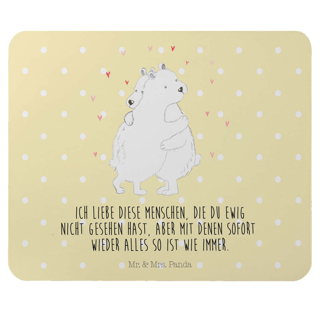 Mauspad Eisbär Umarmen Mousepad, Computer zubehör, Büroausstattung, PC Zubehör, Arbeitszimmer, Mauspad, Einzigartiges Mauspad, Designer Mauspad, Tiermotive, Gute Laune, lustige Sprüche, Tiere