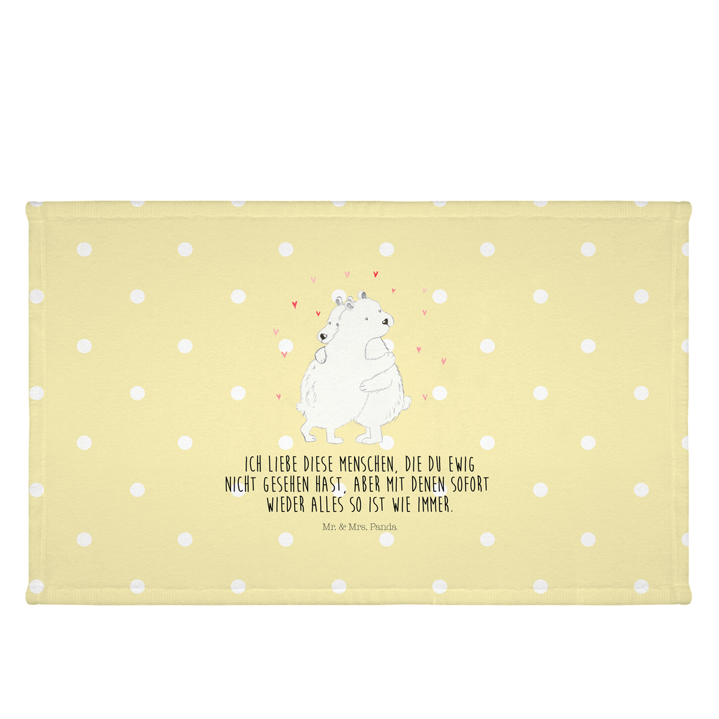 50 x 100 Handtuch Eisbär Umarmen Handtuch, Badehandtuch, Badezimmer, Handtücher, groß, Kinder, Baby, Tiermotive, Gute Laune, lustige Sprüche, Tiere