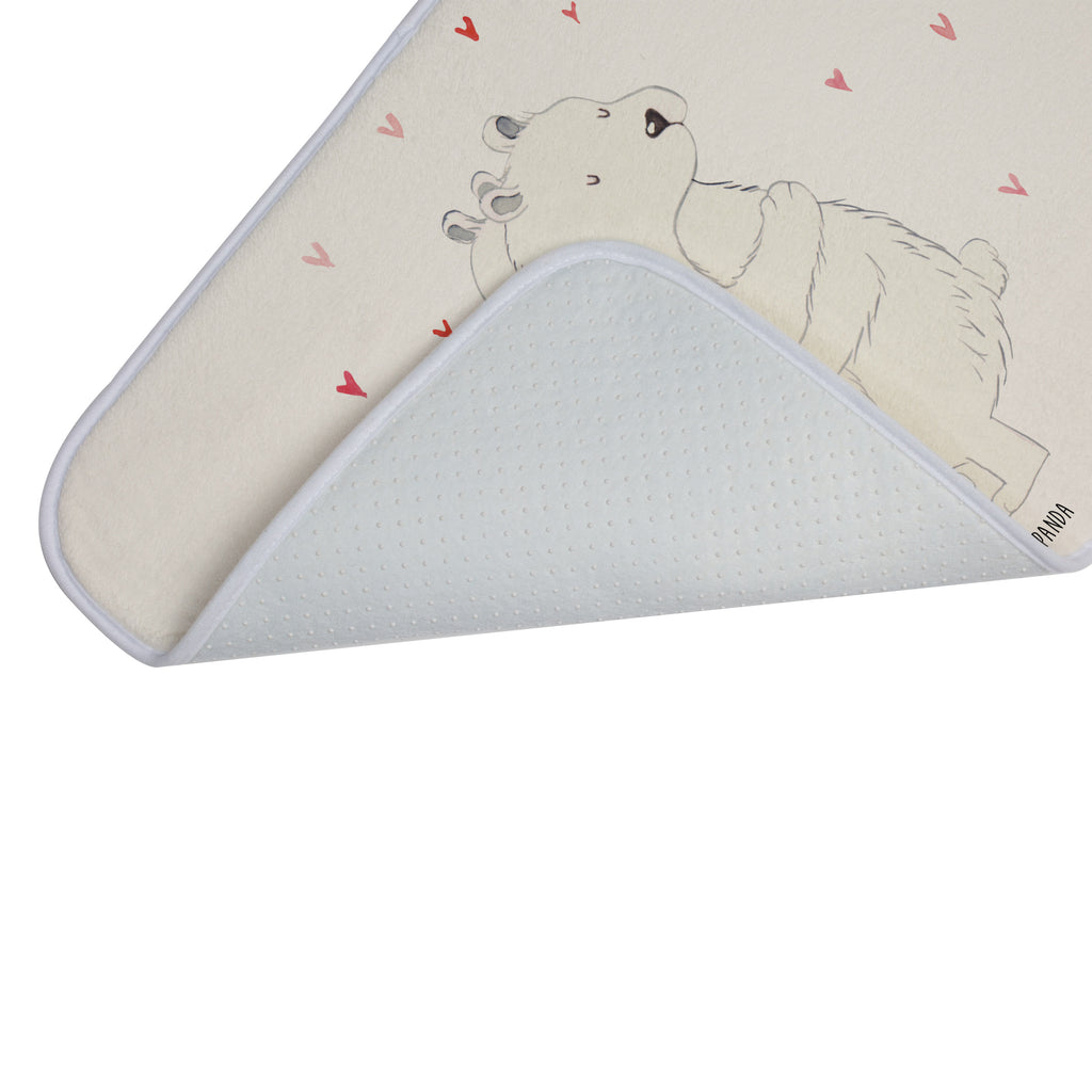 Badvorleger Eisbär Umarmen Badematte, Badteppich, Duschvorleger, Badezimmerteppich, Badezimmermatte, Badvorleger, Duschmatte, Duschteppich, Tiermotive, Gute Laune, lustige Sprüche, Tiere
