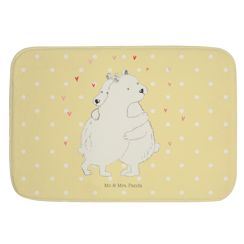 Badvorleger Eisbär Umarmen Badematte, Badteppich, Duschvorleger, Badezimmerteppich, Badezimmermatte, Badvorleger, Duschmatte, Duschteppich, Tiermotive, Gute Laune, lustige Sprüche, Tiere