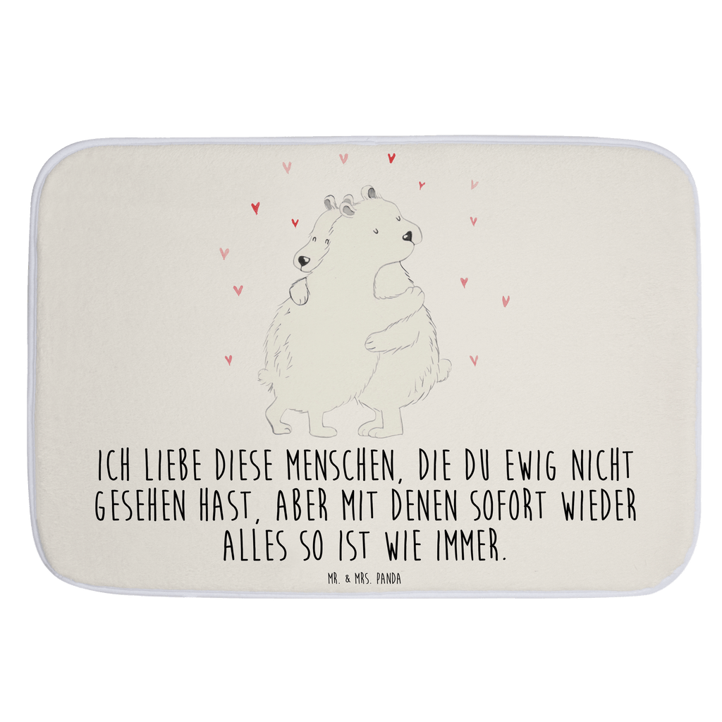 Badvorleger Eisbär Umarmen Badematte, Badteppich, Duschvorleger, Badezimmerteppich, Badezimmermatte, Badvorleger, Duschmatte, Duschteppich, Tiermotive, Gute Laune, lustige Sprüche, Tiere