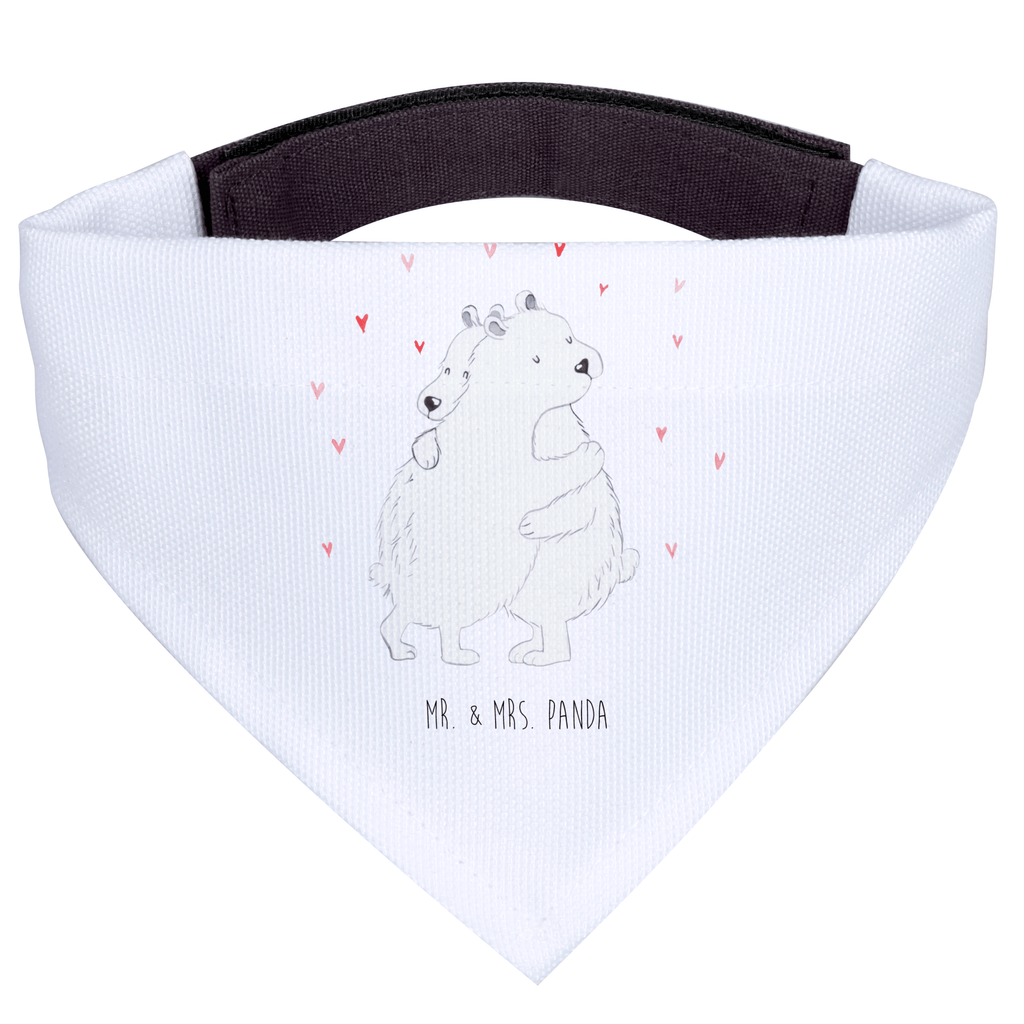 Hundehalstuch S Eisbär Umarmen Hundehalstuch, Halstuch, Hunde, Tuch, klein, kleine Hunde, Tiermotive, Gute Laune, lustige Sprüche, Tiere