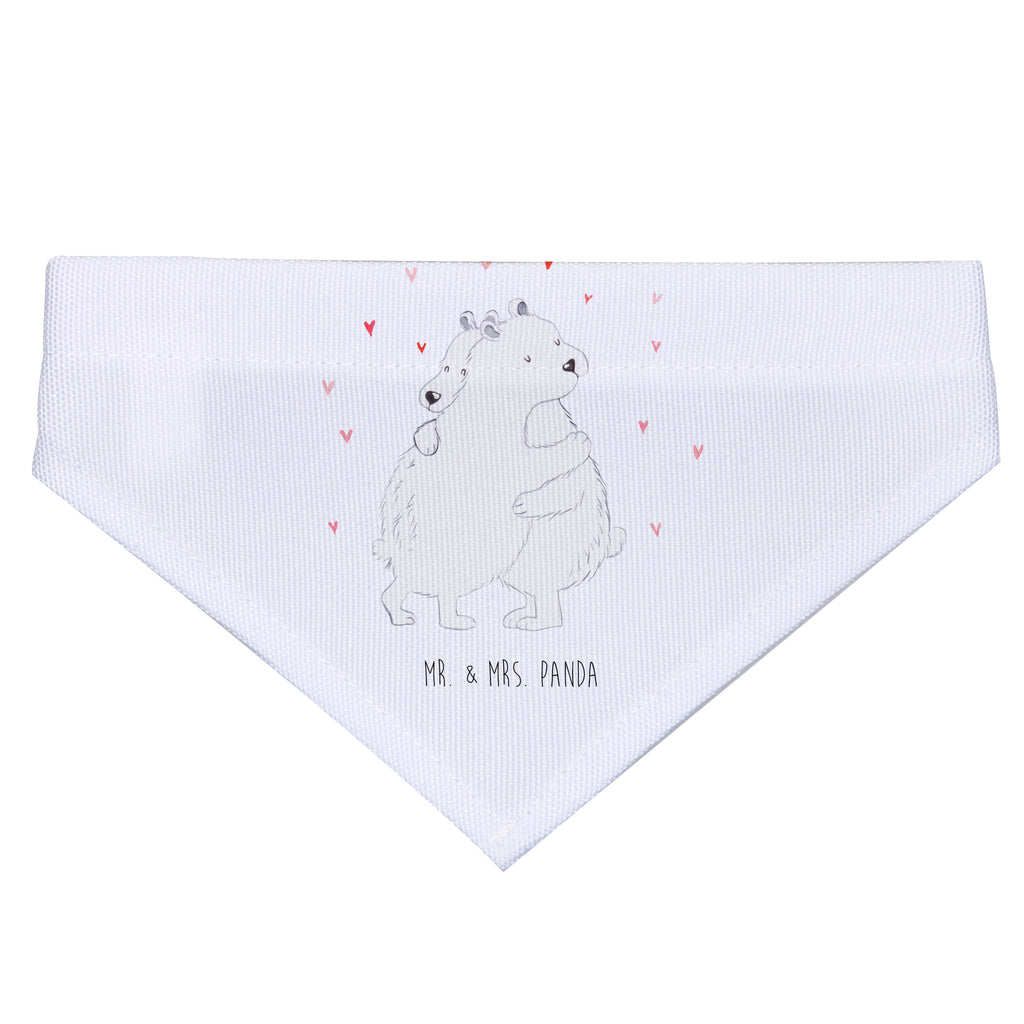 Hundehalstuch S Eisbär Umarmen Hundehalstuch, Halstuch, Hunde, Tuch, klein, kleine Hunde, Tiermotive, Gute Laune, lustige Sprüche, Tiere