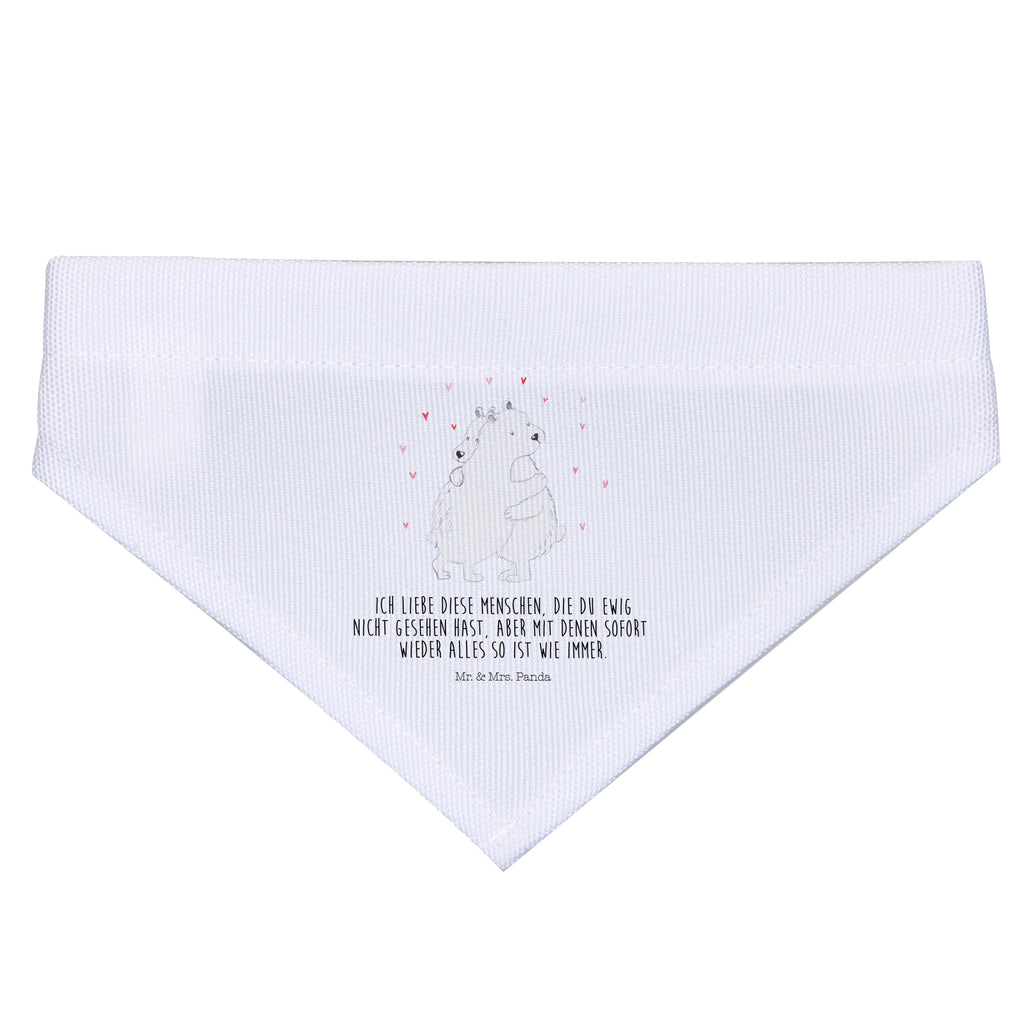 Hundehalstuch S Eisbär Umarmen Hundehalstuch, Halstuch, Hunde, Tuch, klein, kleine Hunde, Tiermotive, Gute Laune, lustige Sprüche, Tiere
