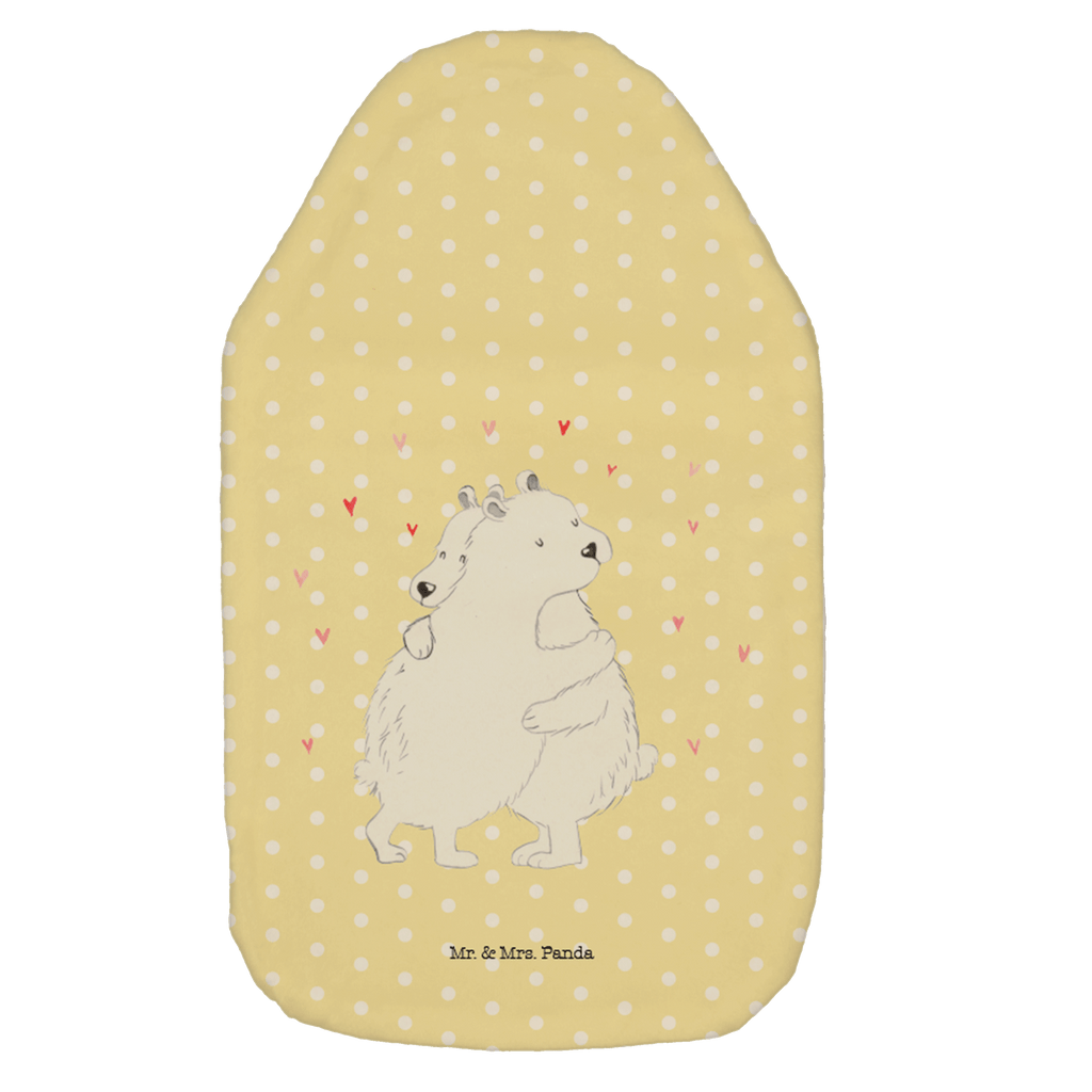 Wärmflasche Eisbär Umarmen Wärmekissen, Kinderwärmflasche, Körnerkissen, Wärmflaschenbezug, Wärmflasche mit Bezug, Tiermotive, Gute Laune, lustige Sprüche, Tiere