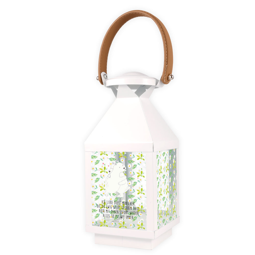 Deko Laterne Eisbär Umarmen Gartenlampe, Gartenleuchte, Gartendekoration, Gartenlicht, Laterne  kleine Laternen, XXL Laternen, Laterne groß, Tiermotive, Gute Laune, lustige Sprüche, Tiere