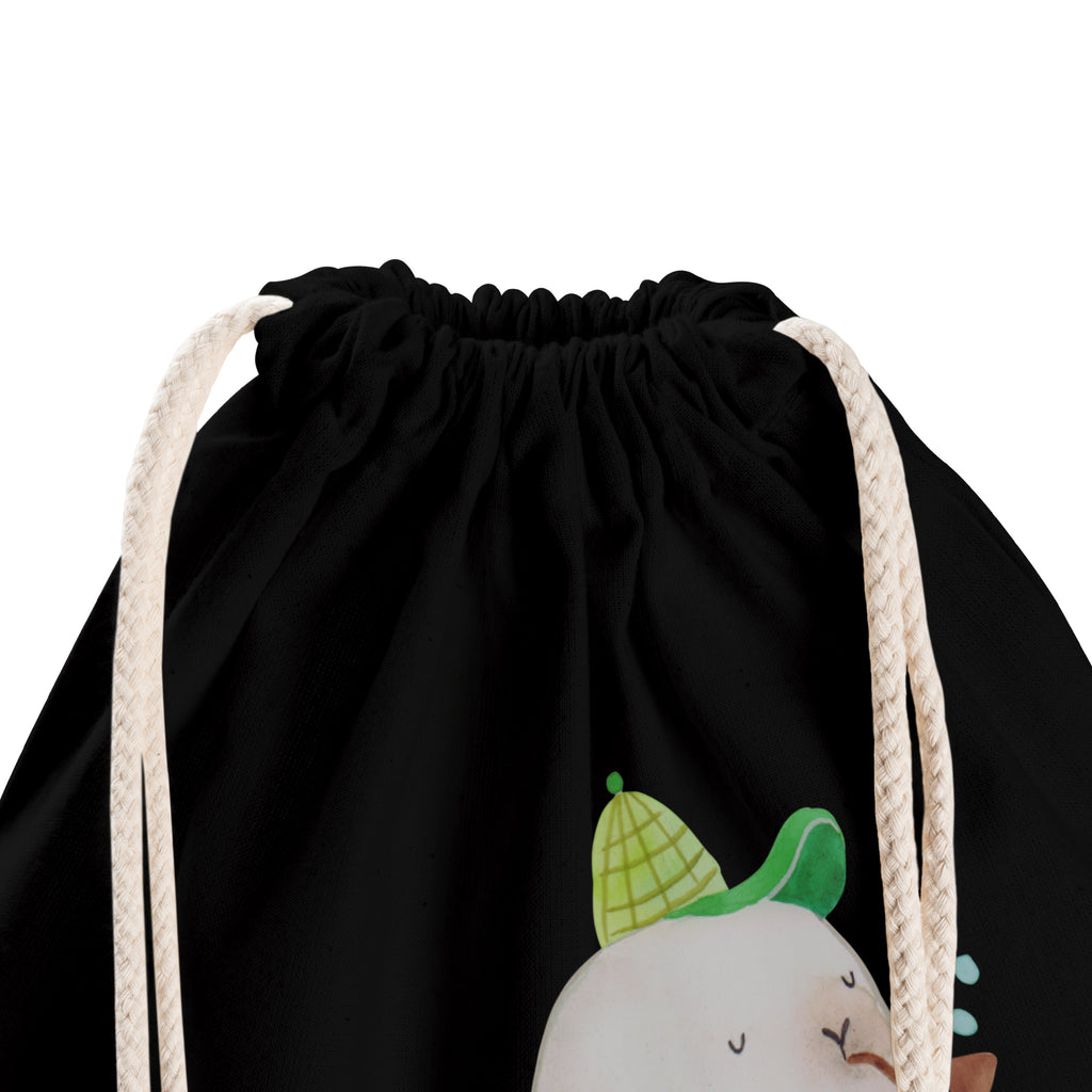 Sportbeutel Robbe Sherlock Turnbeutel, Beutel, Sporttasche, Tasche, Stoffbeutel, Tiermotive, Gute Laune, lustige Sprüche, Tiere