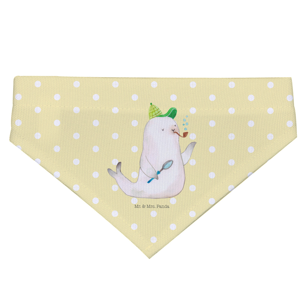 Hundehalstuch M Robbe Sherlock Hundehalstuch, Halstuch, Hunde, Tuch, mittel, mittelgroße Hunde, Tiermotive, Gute Laune, lustige Sprüche, Tiere