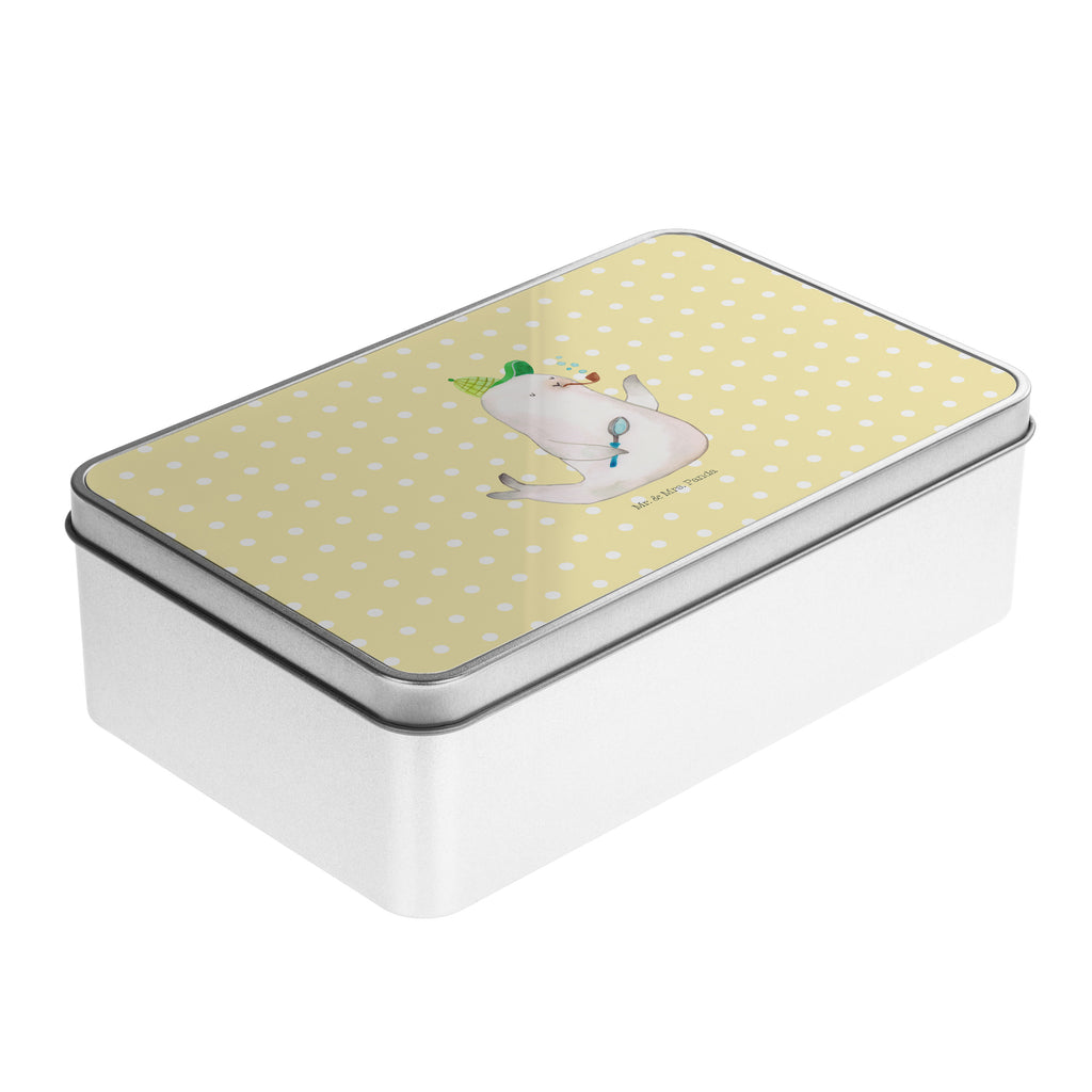 Metalldose rechteckig Robbe Sherlock Blechdose, Metalldose, Blechbox, Container, Keksdose, Vorratsdose, Vorratsbox, Döschen, Versperbox, Vesperdose, Aufbewahrungsdose, Aufbewahrungsbox, Aluminiumdose, Dose, süße Tiermotive, gute Laune, lustige Sprüche, Tiere