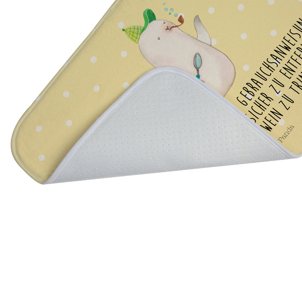 Badvorleger Robbe Sherlock Badematte, Badteppich, Duschvorleger, Badezimmerteppich, Badezimmermatte, Badvorleger, Duschmatte, Duschteppich, Tiermotive, Gute Laune, lustige Sprüche, Tiere