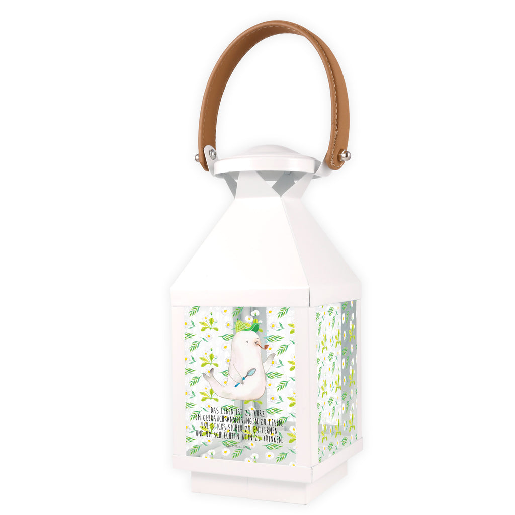 Deko Laterne Robbe Sherlock Gartenlampe, Gartenleuchte, Gartendekoration, Gartenlicht, Laterne  kleine Laternen, XXL Laternen, Laterne groß, Tiermotive, Gute Laune, lustige Sprüche, Tiere