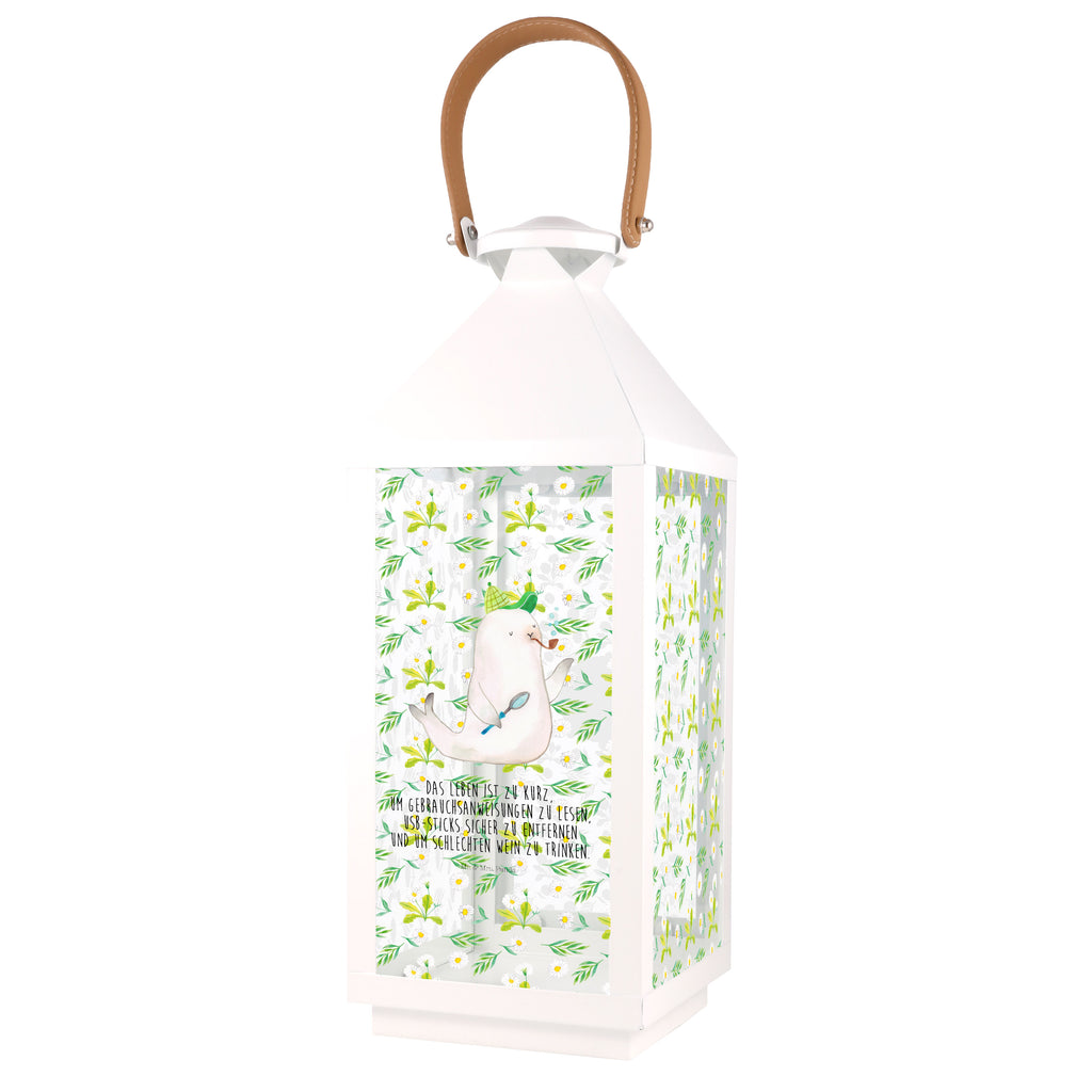 Deko Laterne Robbe Sherlock Gartenlampe, Gartenleuchte, Gartendekoration, Gartenlicht, Laterne  kleine Laternen, XXL Laternen, Laterne groß, Tiermotive, Gute Laune, lustige Sprüche, Tiere