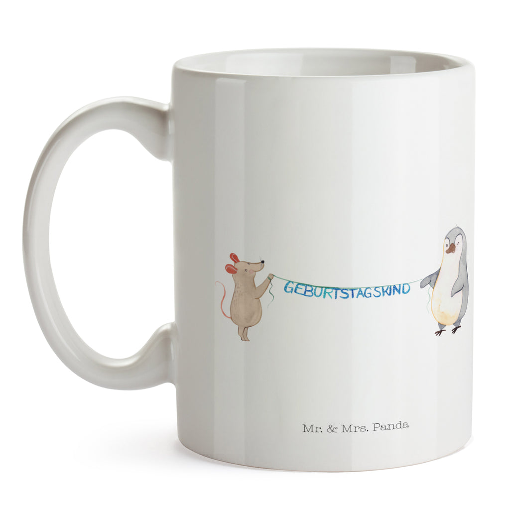 Tasse Maus Pinguin Geburtstag Maus, Pinguin, Geburtstag, Geburtstage, Happy Birthday, Geburtstagsgeschenk, Geschenk, Geburtstagsfeier Becher, Kaffeetasse, Kaffeebecher, Tee, Frühstück, Büro  Geburtstag, Geburtstagsgeschenk, Geschenk
