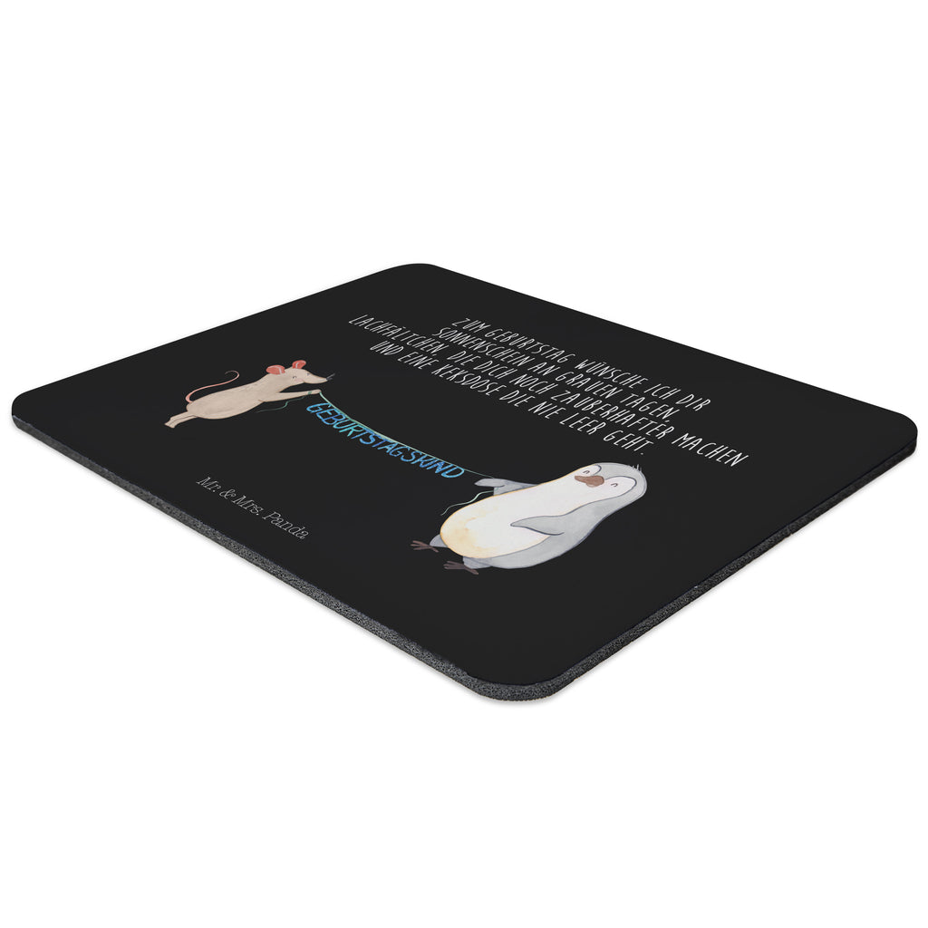 Mauspad Maus Pinguin Geburtstag Mousepad, Computer zubehör, Büroausstattung, PC Zubehör, Arbeitszimmer, Mauspad, Einzigartiges Mauspad, Designer Mauspad, Geburtstag, Geburtstagsgeschenk, Geschenk, Maus, Pinguin, Geburtstage, Happy Birthday, Geburtstagsfeier