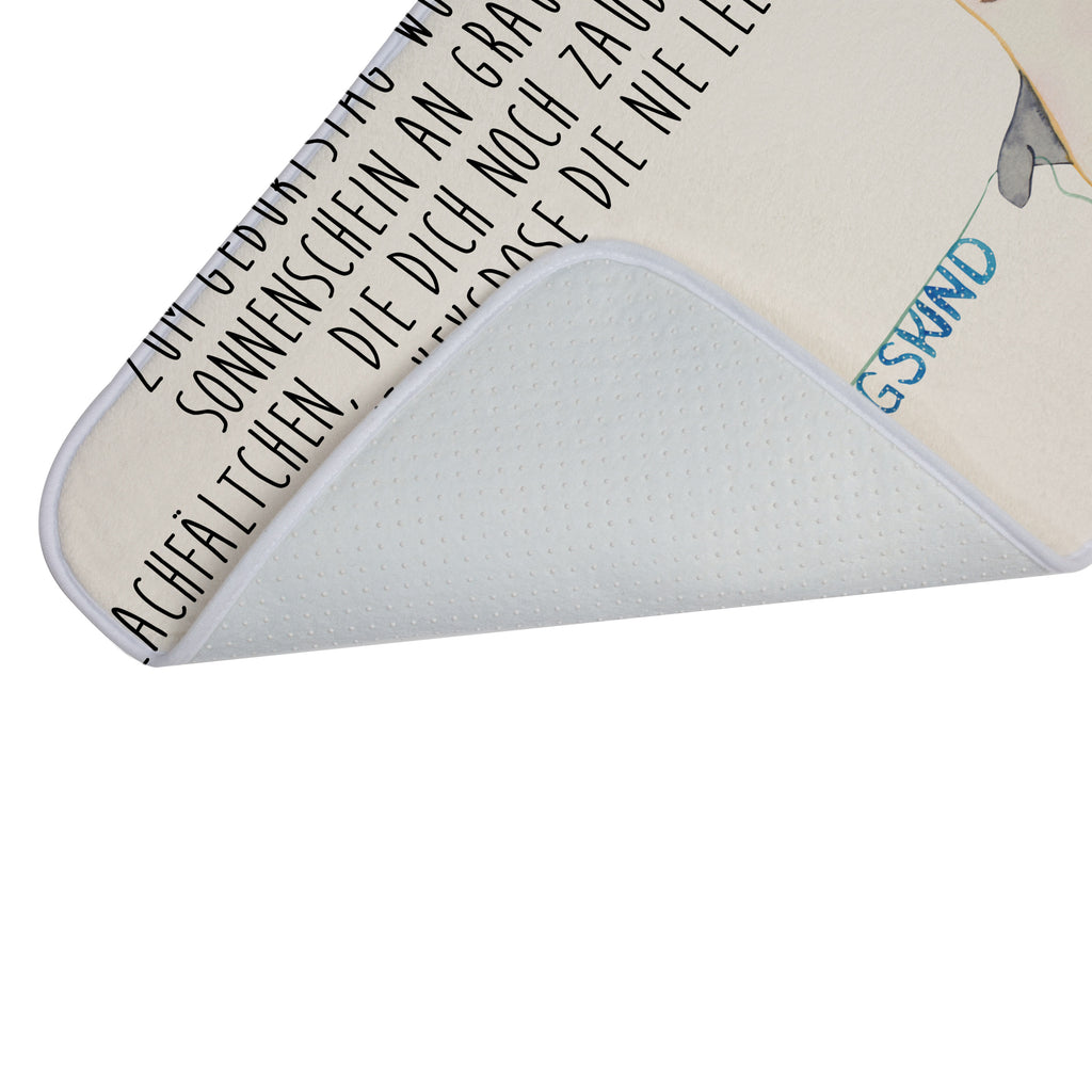 Badvorleger Maus Pinguin Geburtstag Badematte, Badteppich, Duschvorleger, Badezimmerteppich, Badezimmermatte, Badvorleger, Duschmatte, Duschteppich, Geburtstag, Geburtstagsgeschenk, Geschenk, Maus, Pinguin, Geburtstage, Happy Birthday, Geburtstagsfeier