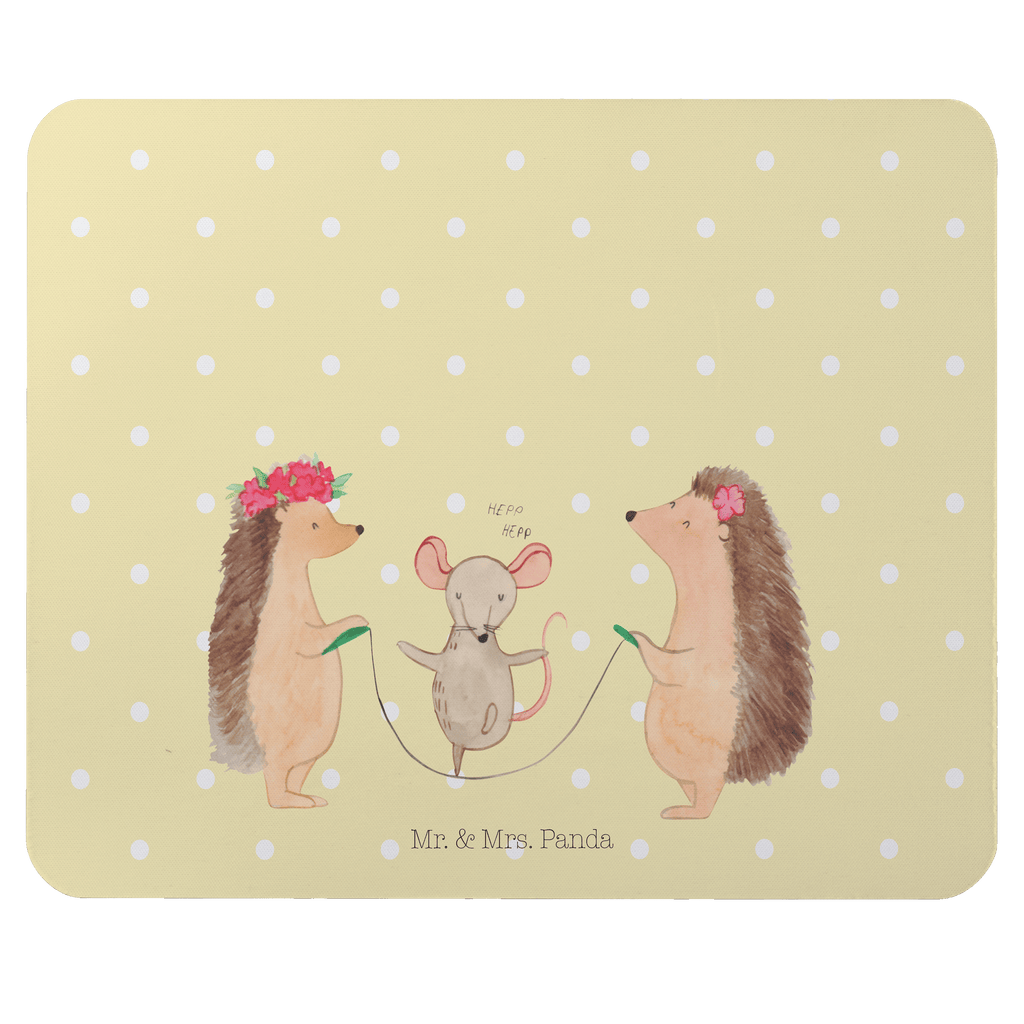 Mauspad Igel Seilhüpfen Mousepad, Computer zubehör, Büroausstattung, PC Zubehör, Arbeitszimmer, Mauspad, Einzigartiges Mauspad, Designer Mauspad, Tiermotive, Gute Laune, lustige Sprüche, Tiere, Igel, Maus, Seilspringen, Seilhüpfen, Kinder, Kindergarten