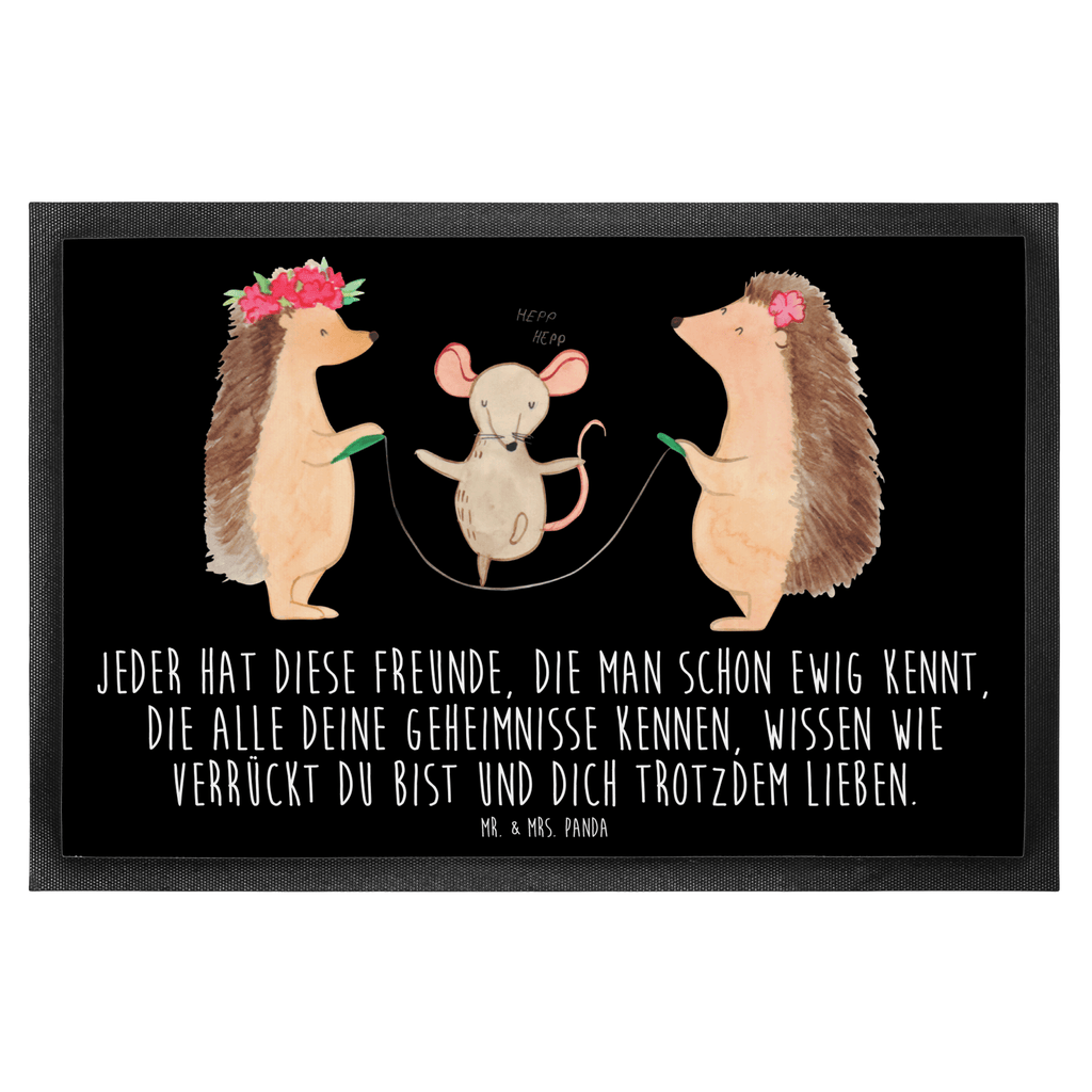 Fußmatte Igel Seilhüpfen Igel, Maus, Seilspringen, Seilhüpfen, Kinder, Kindergarten Türvorleger, Schmutzmatte, Fußabtreter, Matte, Schmutzfänger, Fußabstreifer, Schmutzfangmatte, Türmatte, Motivfußmatte,  Haustürmatte, Vorleger  süße Tiermotive, gute Laune, lustige Sprüche, Tiere