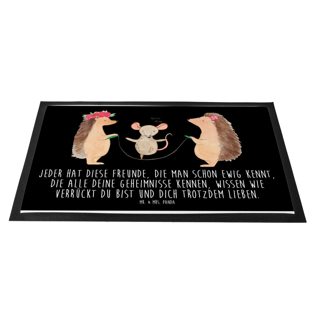 Fußmatte Igel Seilhüpfen Igel, Maus, Seilspringen, Seilhüpfen, Kinder, Kindergarten Türvorleger, Schmutzmatte, Fußabtreter, Matte, Schmutzfänger, Fußabstreifer, Schmutzfangmatte, Türmatte, Motivfußmatte,  Haustürmatte, Vorleger  süße Tiermotive, gute Laune, lustige Sprüche, Tiere