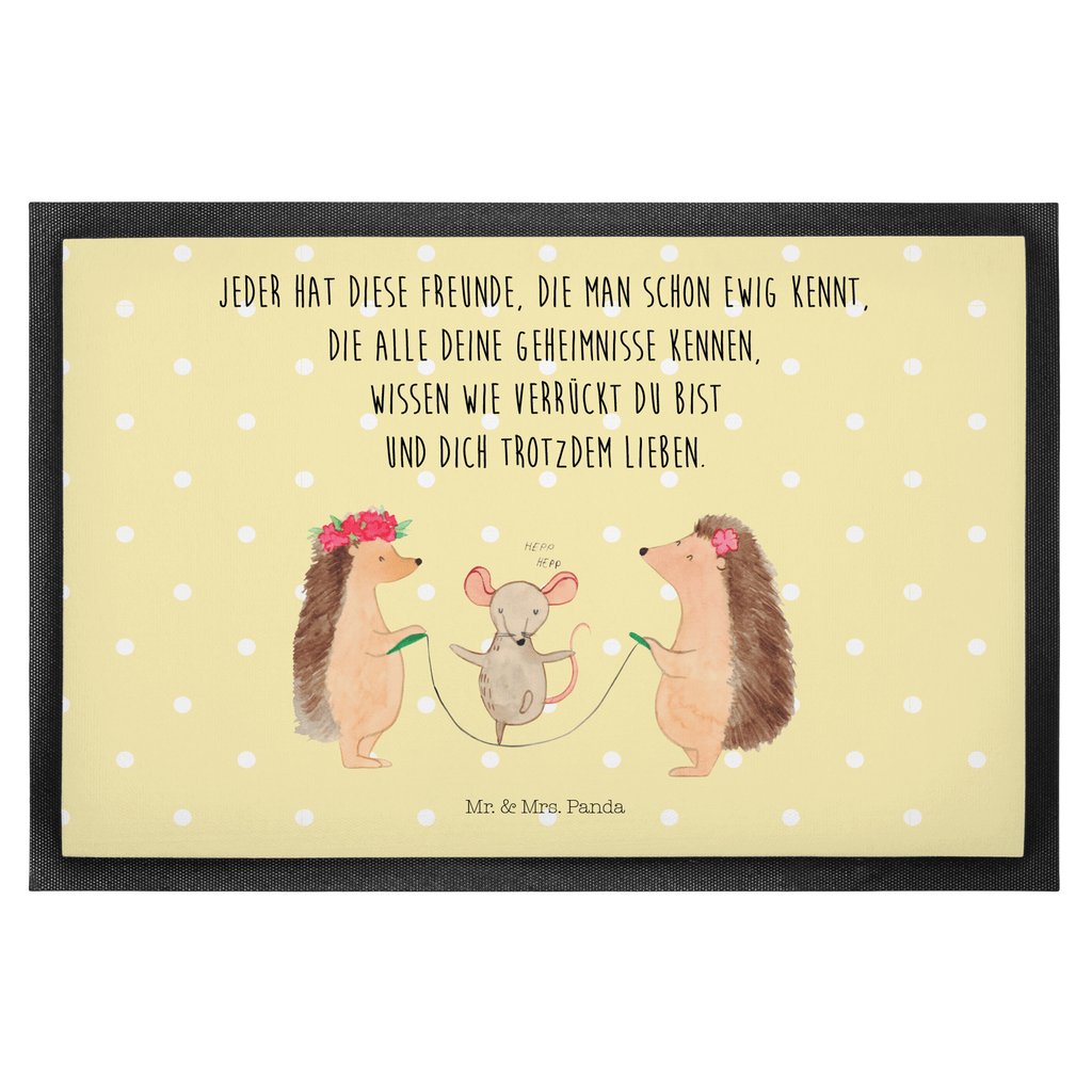 Fußmatte Igel Seilhüpfen Igel, Maus, Seilspringen, Seilhüpfen, Kinder, Kindergarten Türvorleger, Schmutzmatte, Fußabtreter, Matte, Schmutzfänger, Fußabstreifer, Schmutzfangmatte, Türmatte, Motivfußmatte,  Haustürmatte, Vorleger  süße Tiermotive, gute Laune, lustige Sprüche, Tiere