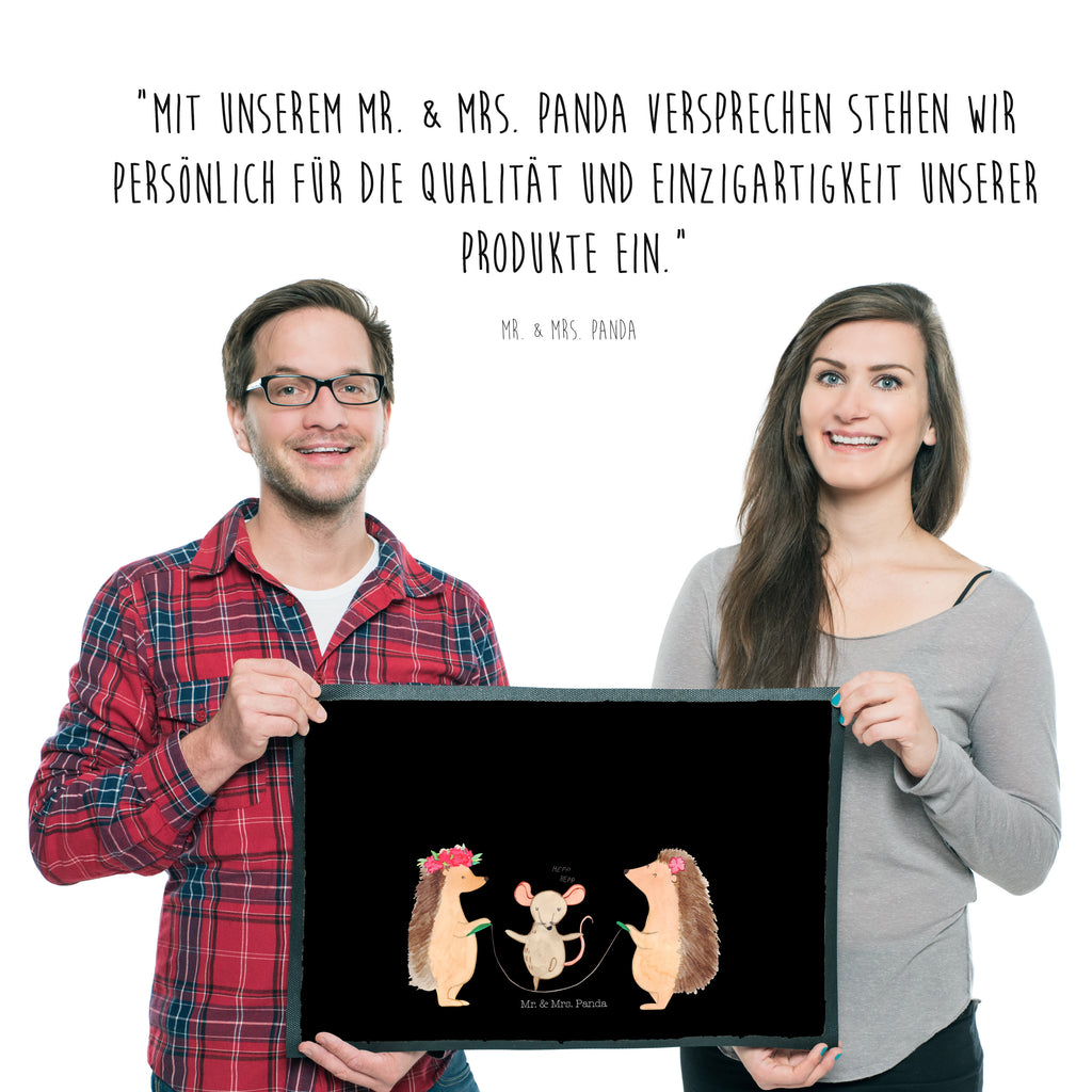 Fußmatte Igel Seilhüpfen Igel, Maus, Seilspringen, Seilhüpfen, Kinder, Kindergarten Türvorleger, Schmutzmatte, Fußabtreter, Matte, Schmutzfänger, Fußabstreifer, Schmutzfangmatte, Türmatte, Motivfußmatte,  Haustürmatte, Vorleger  süße Tiermotive, gute Laune, lustige Sprüche, Tiere